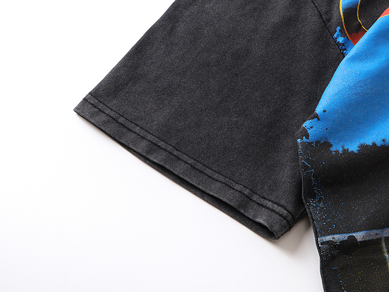 Godspeed Washed Black Short Sleeve T-Shirt 1170# 