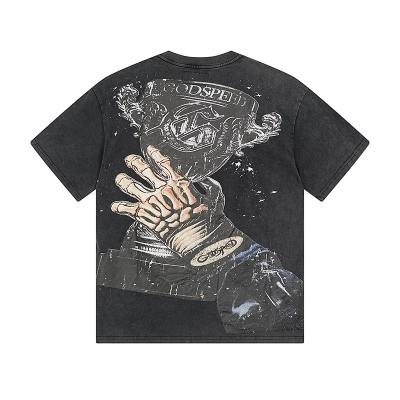 Godspeed Black Racing Skeleton Graphic T-Shirt 1171#  02