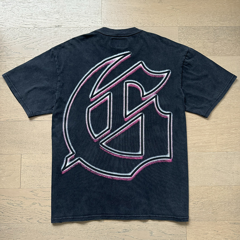 Godspeed Washed Black UFO Tee 1172# 