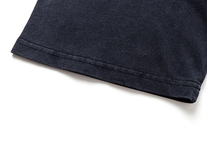 Godspeed Washed Black Graphic T-Shirt - Skull Gentleman 1179# 