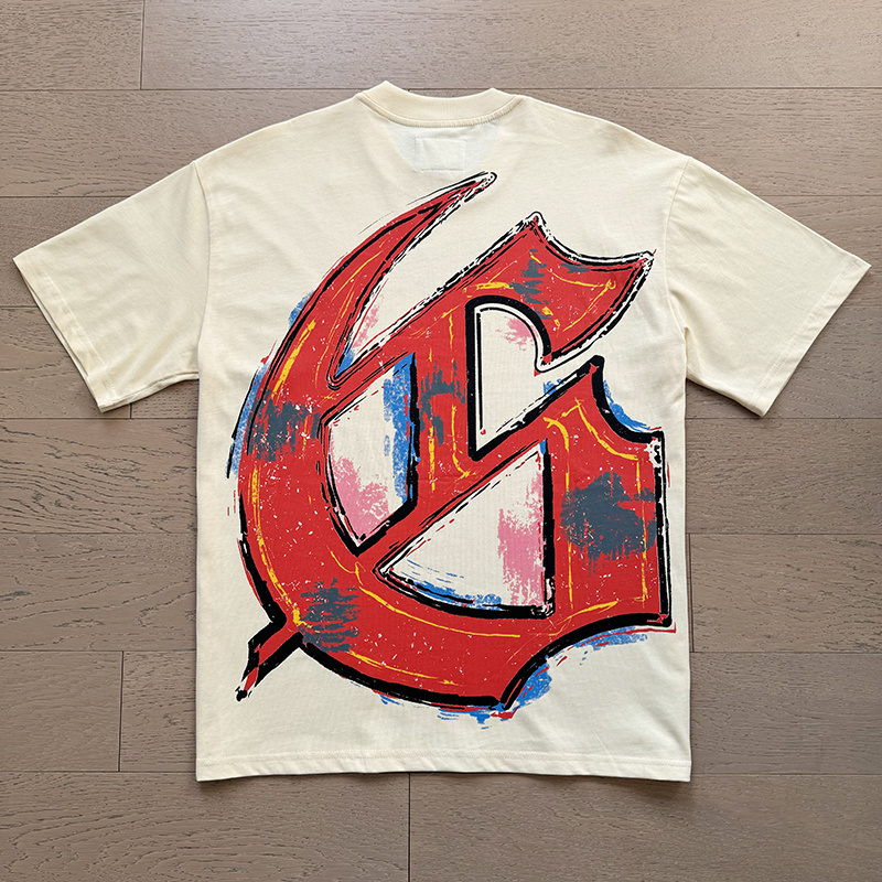 Godspeed  Beige Skull Tee 3179#