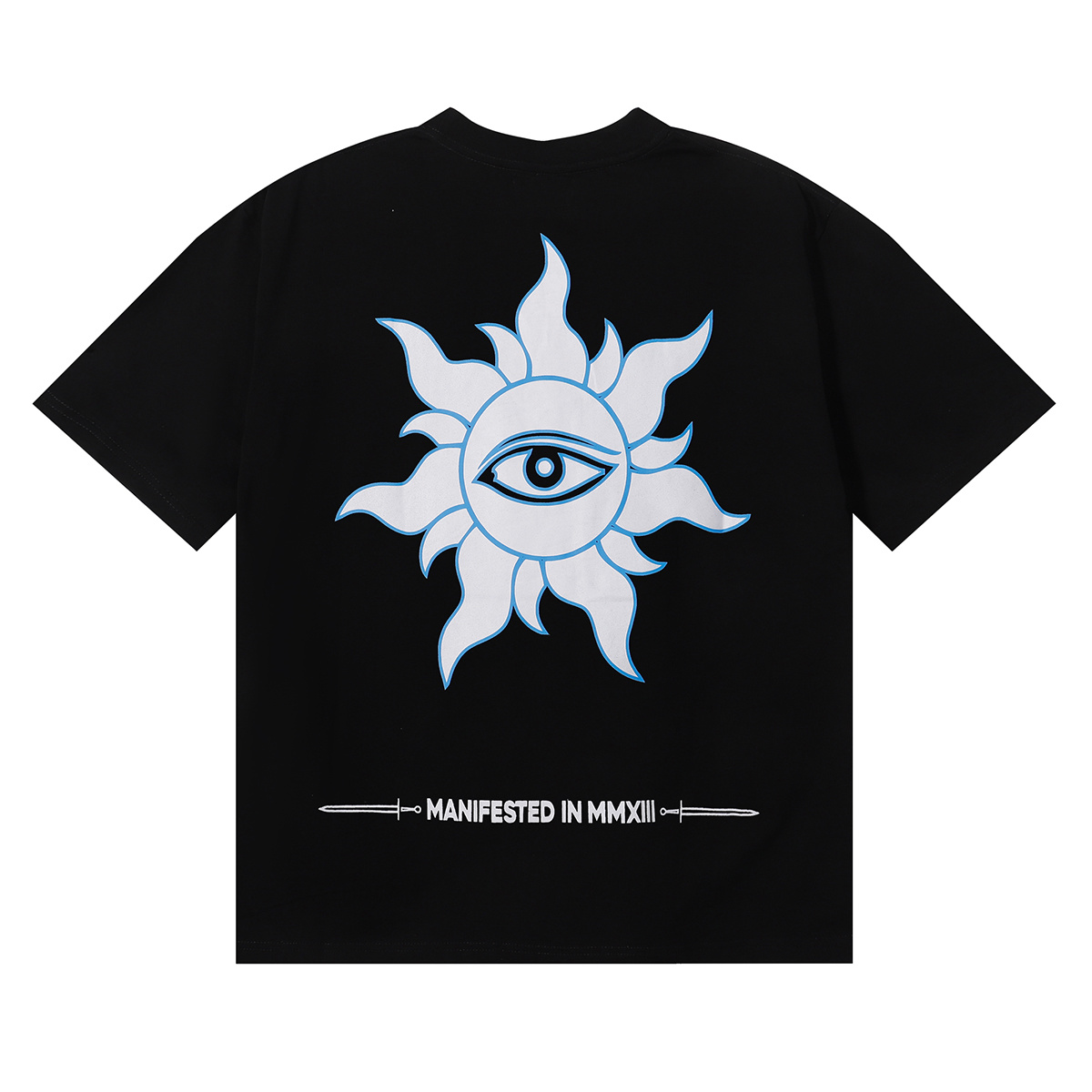 Godspeed City UFO Flying Saucer Print Short Sleeve T-Shirt Unisex 7039