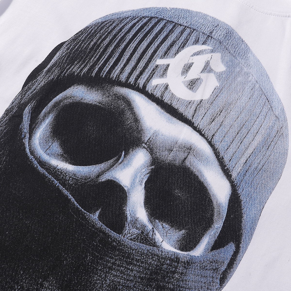 Godspeed Masked Man Print Short Sleeve T-Shirt Unisex 7036