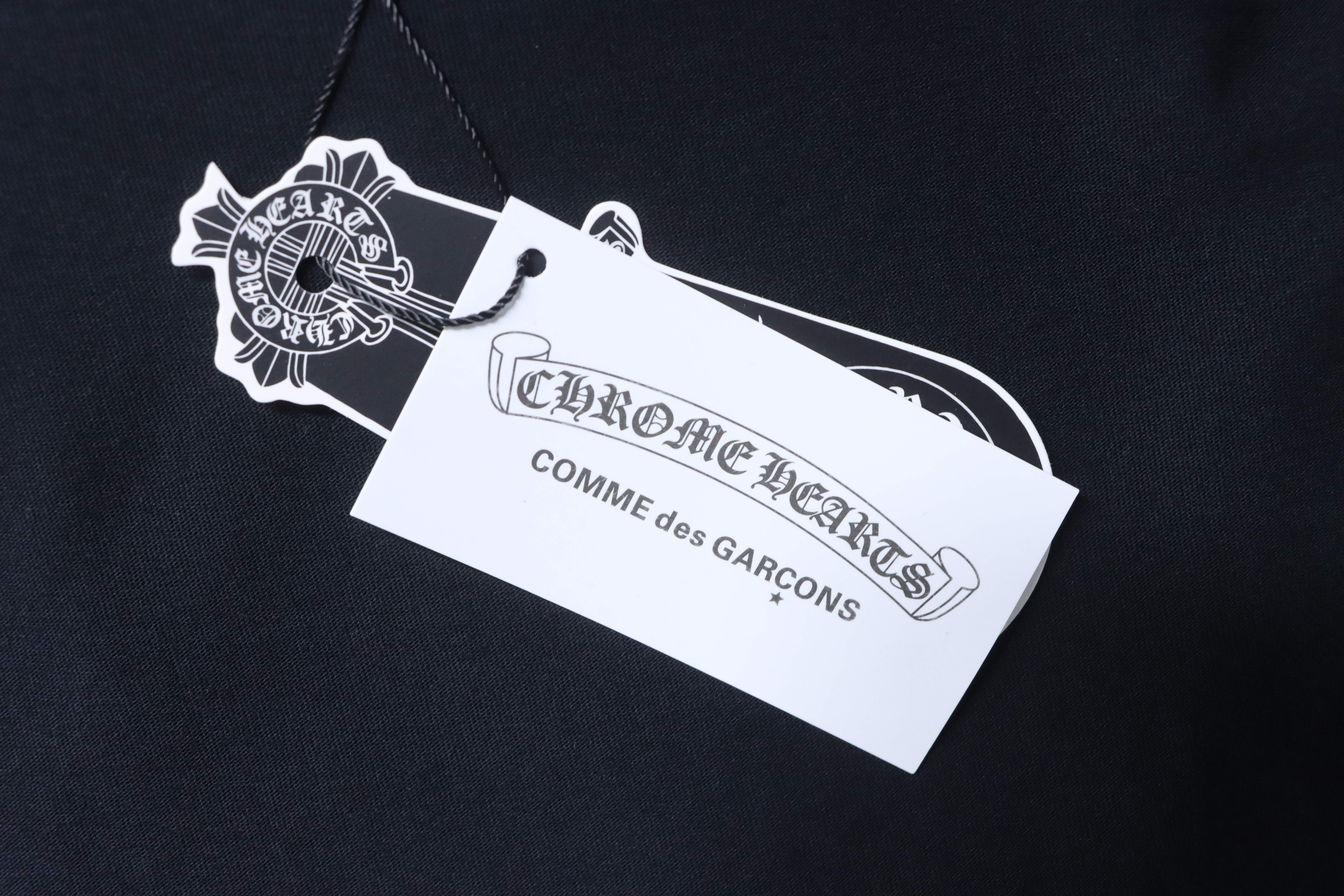 Chrome Hearts 26SS Los Angeles Horseshoe Logo Print Black T-Shirt