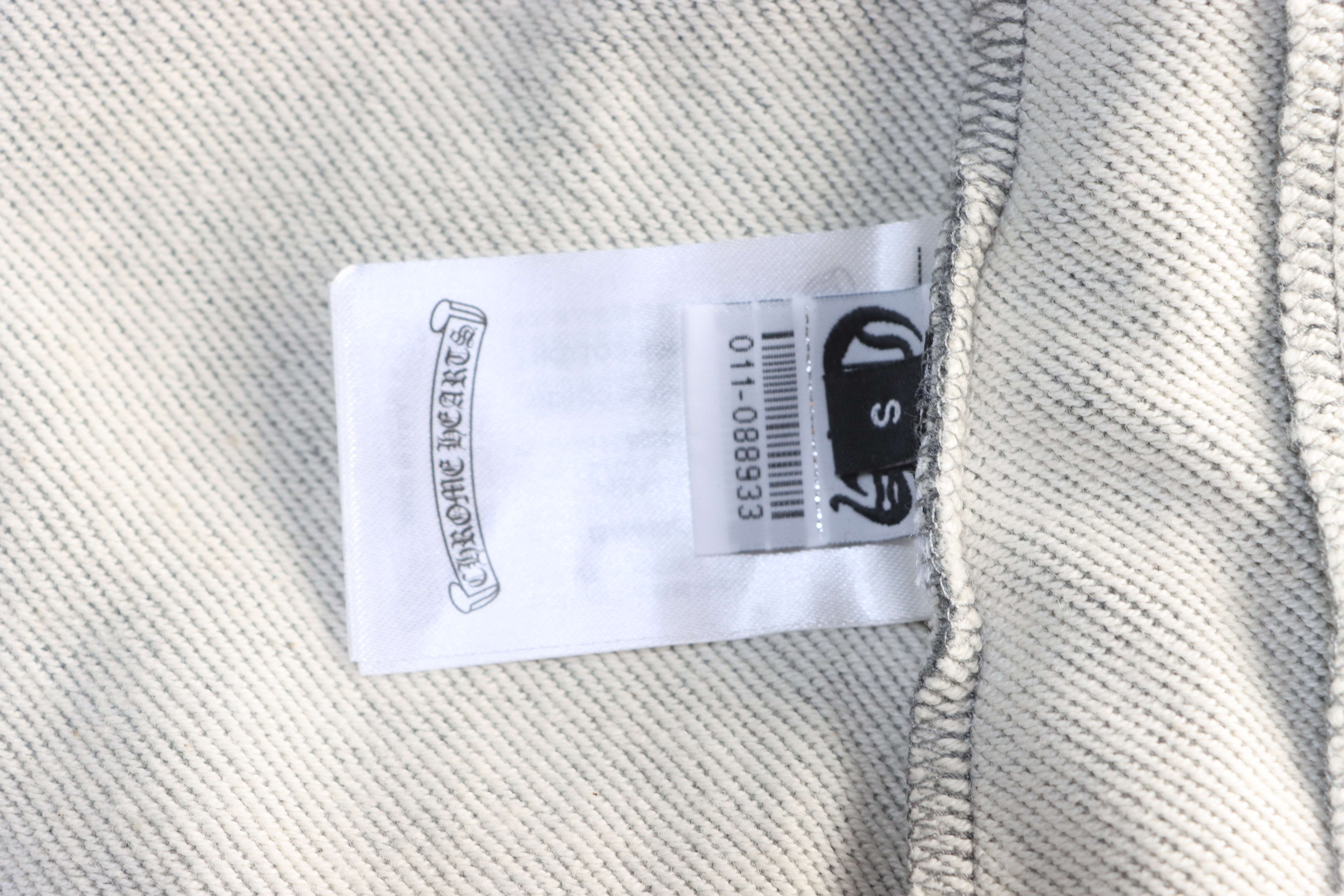 Chrome Hearts 26SS Red Mouth Patch Grey Shorts