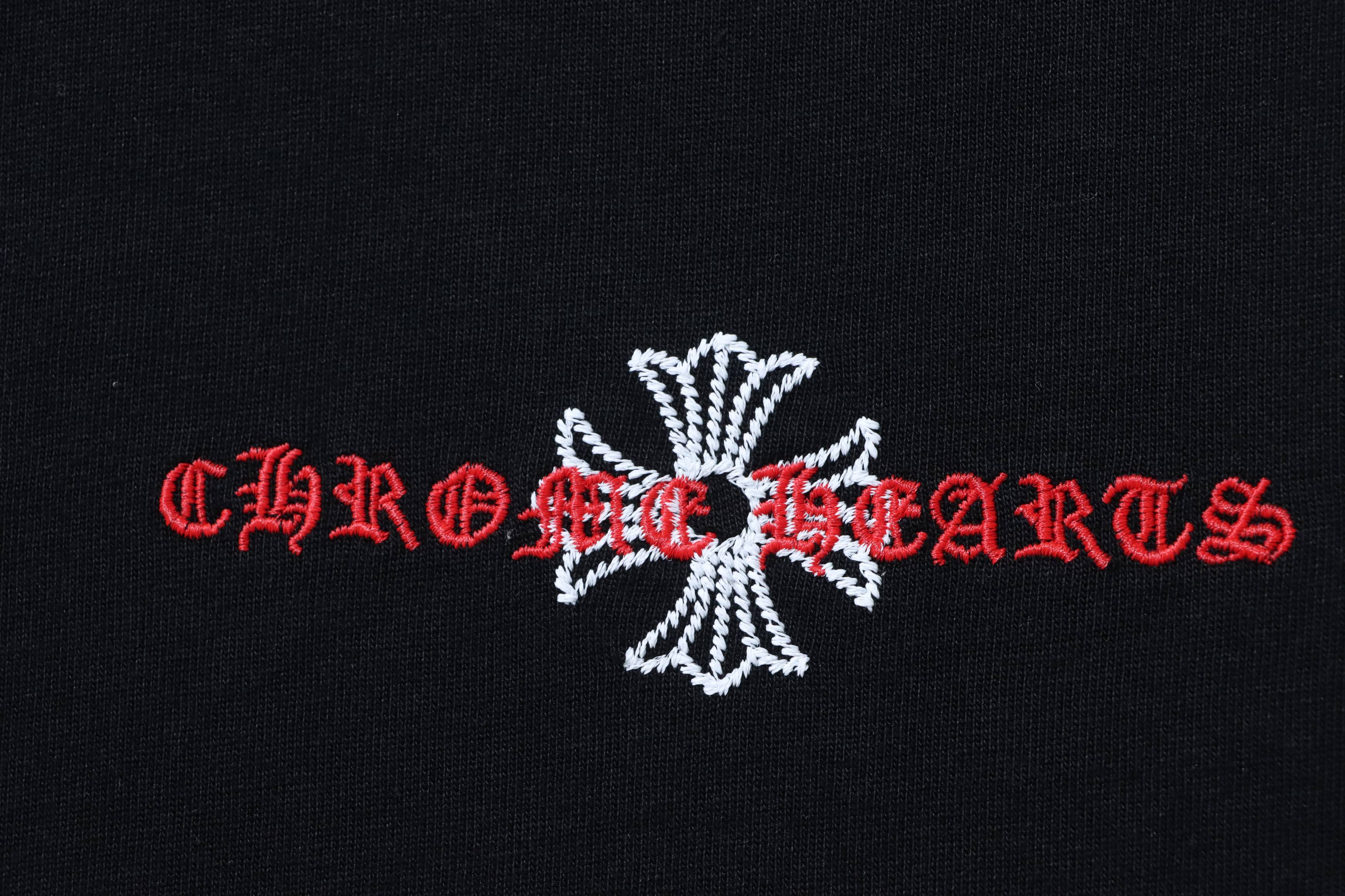 Chrome Hearts 26SS Sanskrit Cross Embroidery T-Shirt 2