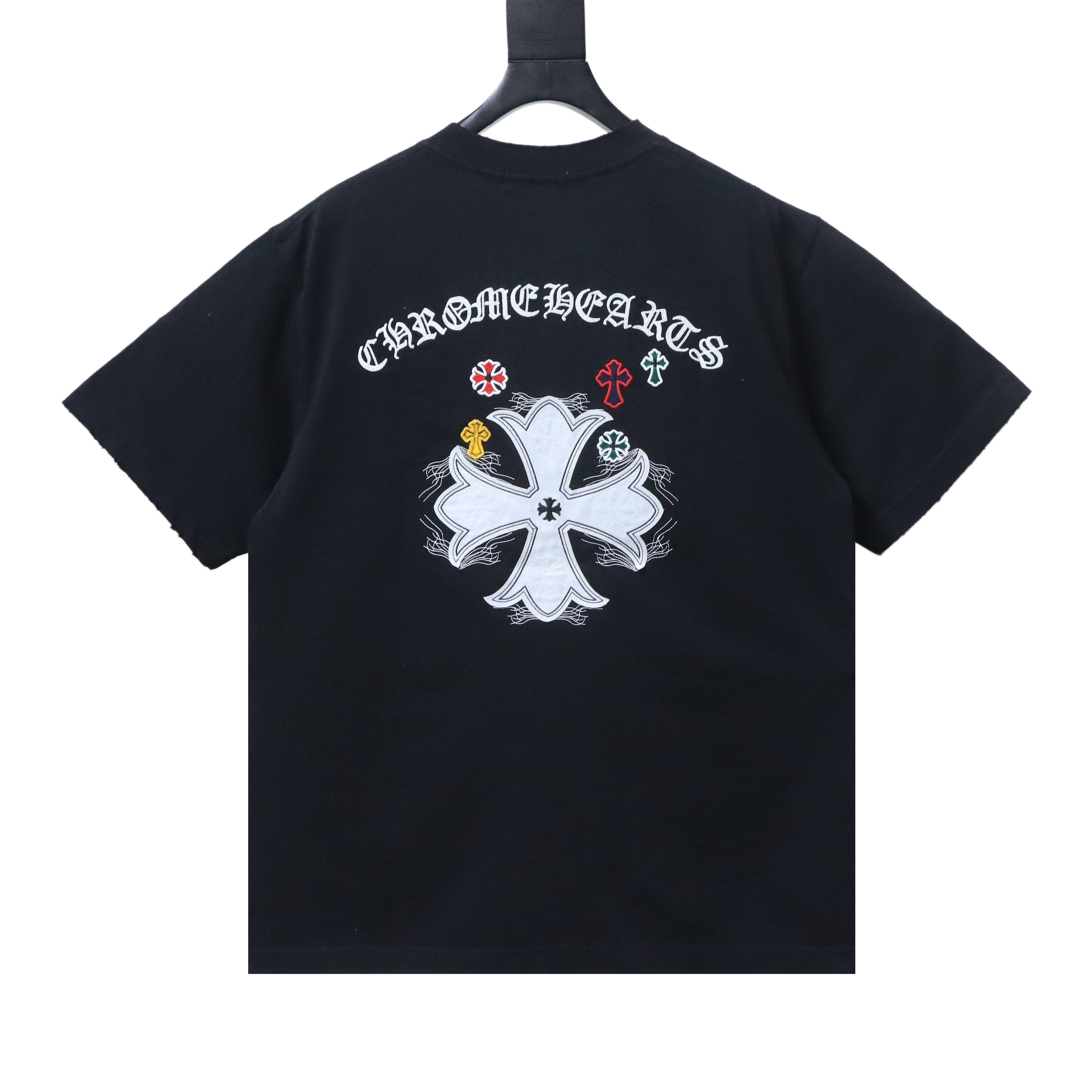 Chrome Hearts 26SS Sanskrit Cross Patch T-Shirt 4