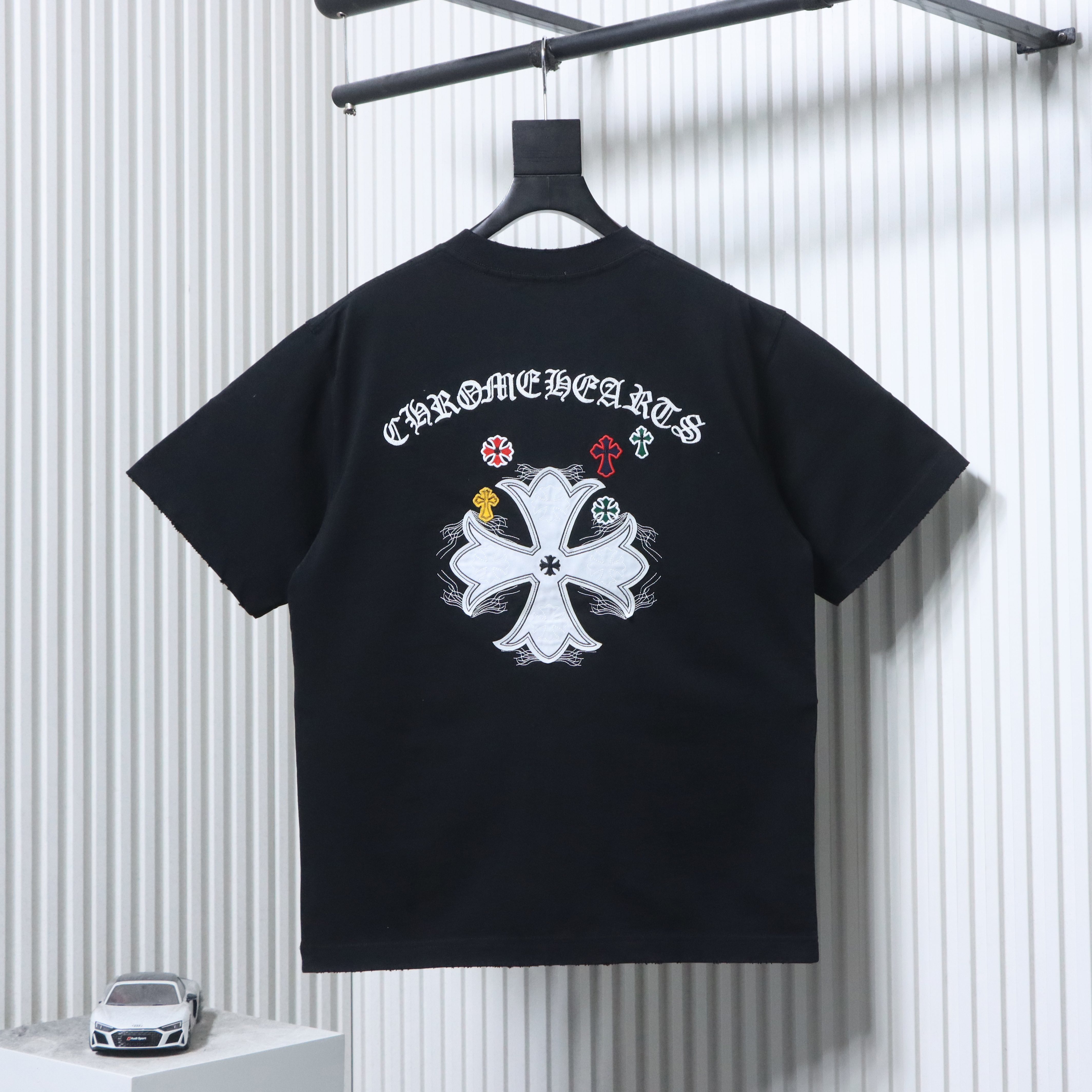 Chrome Hearts 26SS Sanskrit Cross Patch T-Shirt 4