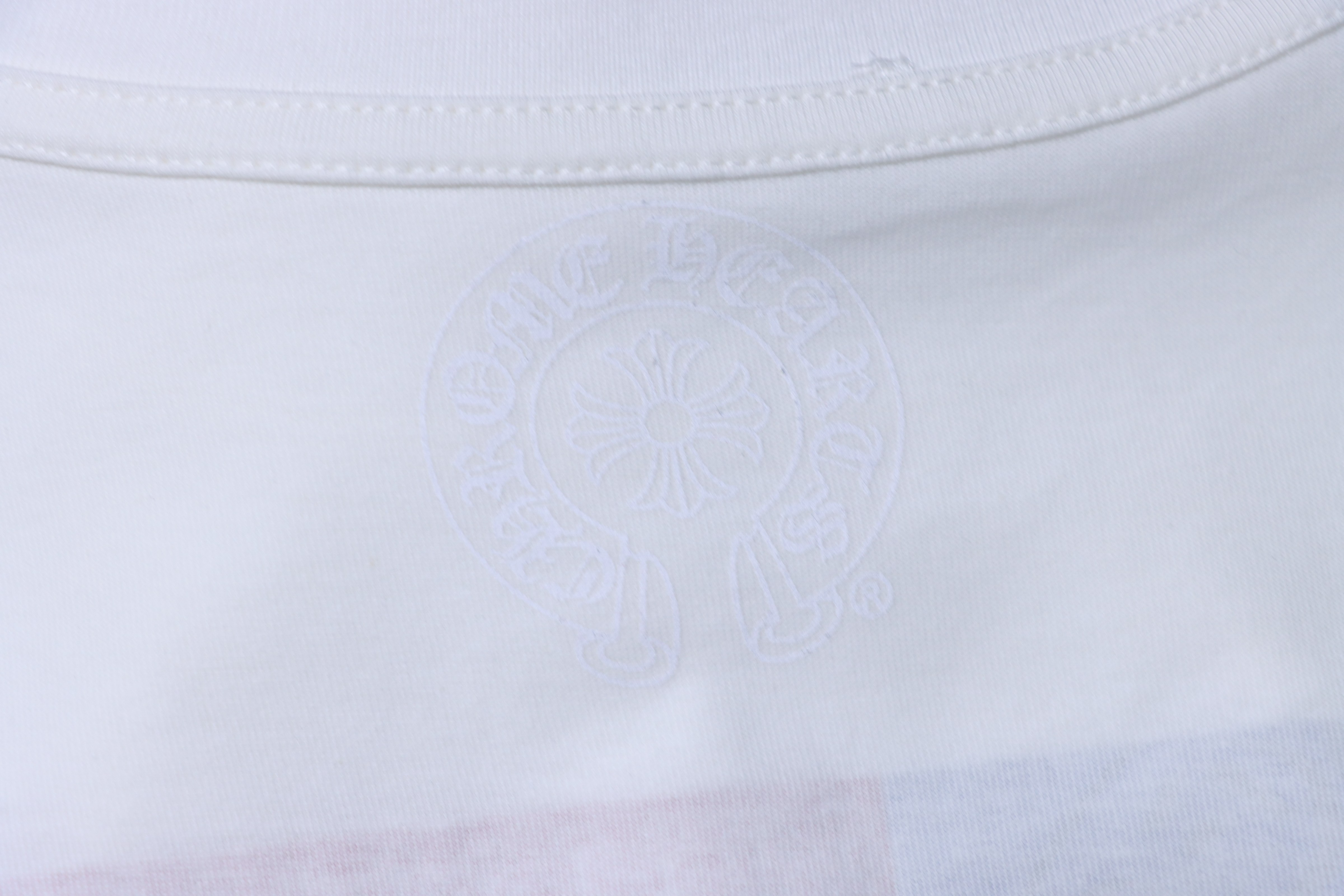 Chrome Hearts American Flag Floral Cross Print Short Sleeve T-Shirt