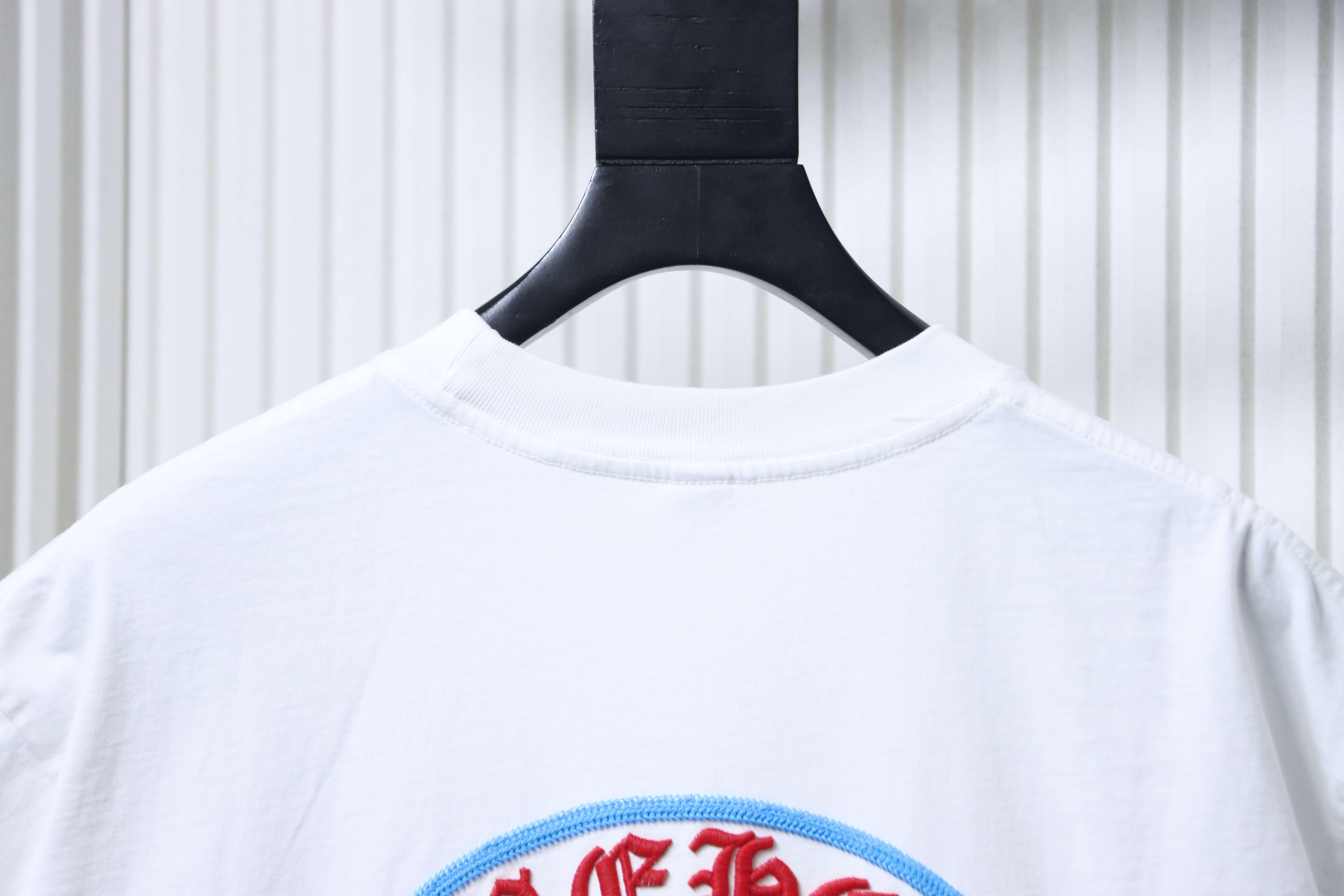Chrome Hearts Blue Edge Horseshoe Cross T-Shirt 1