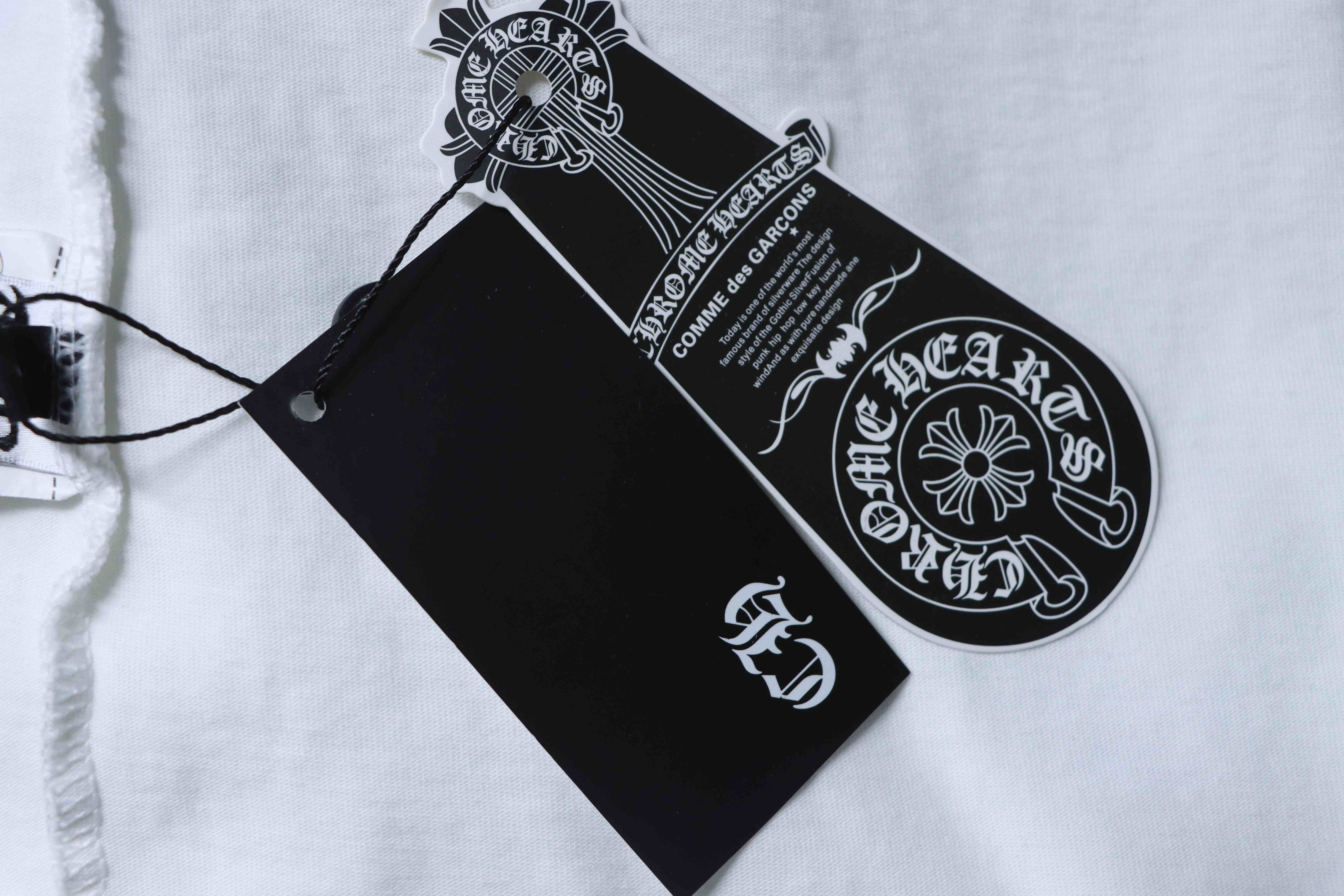 Chrome Hearts Blue Edge Horseshoe Cross T-Shirt 1