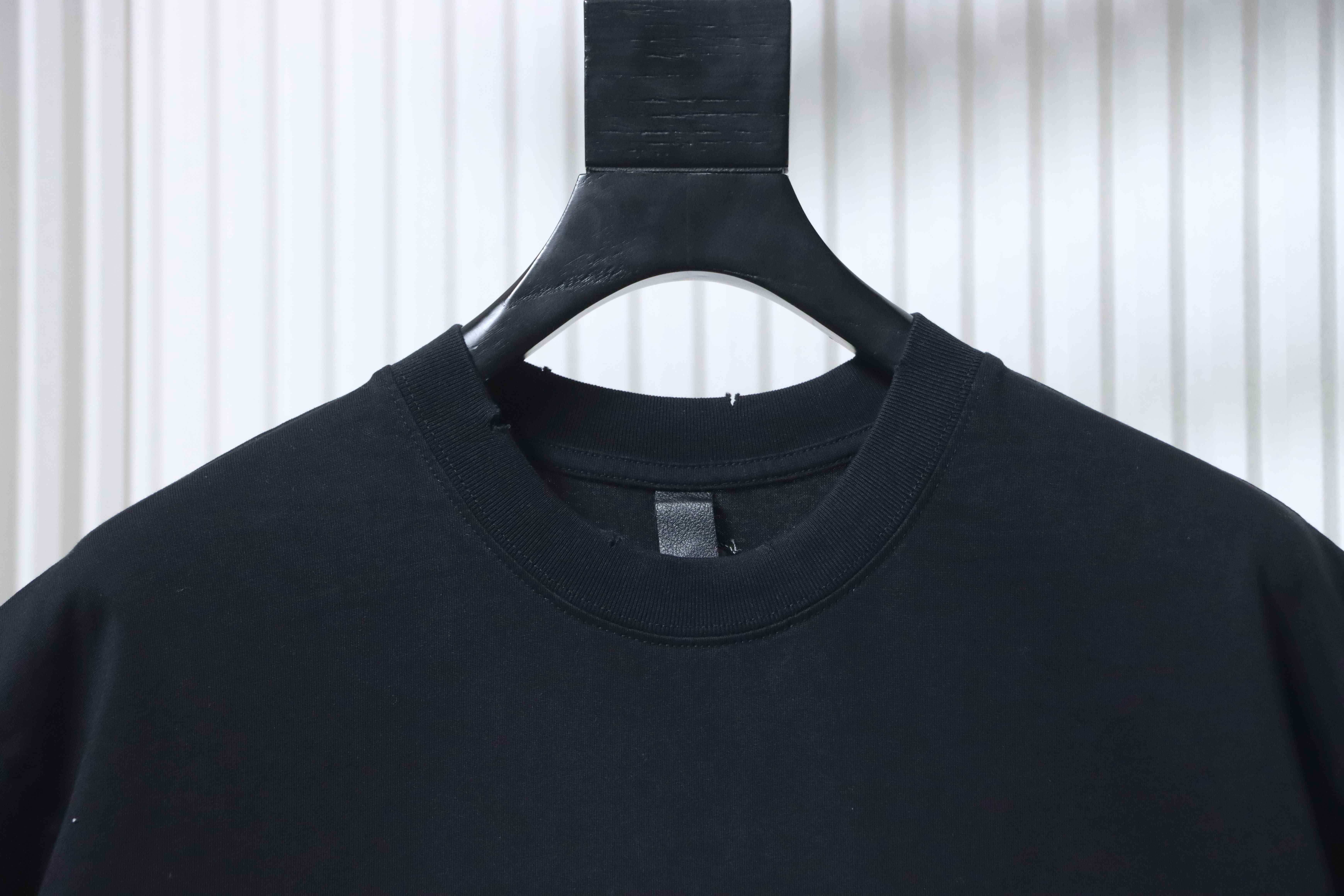 Chrome Hearts Cross Leather Side Stripe T-Shirt 2