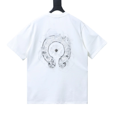 Chrome Hearts Front & Back Horseshoe T-Shirt 3 01
