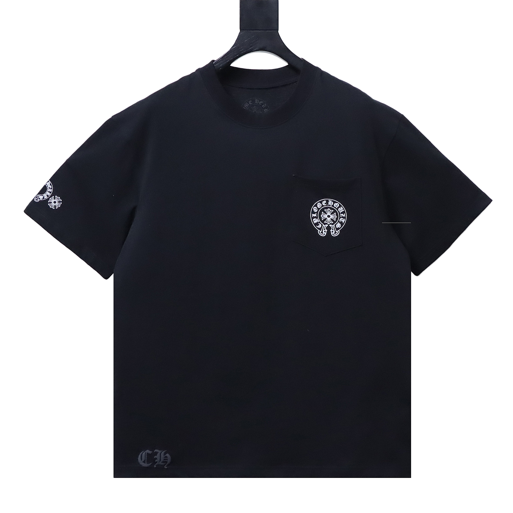 Chrome Hearts Black Multi-Color Cross Print T-Shirt 