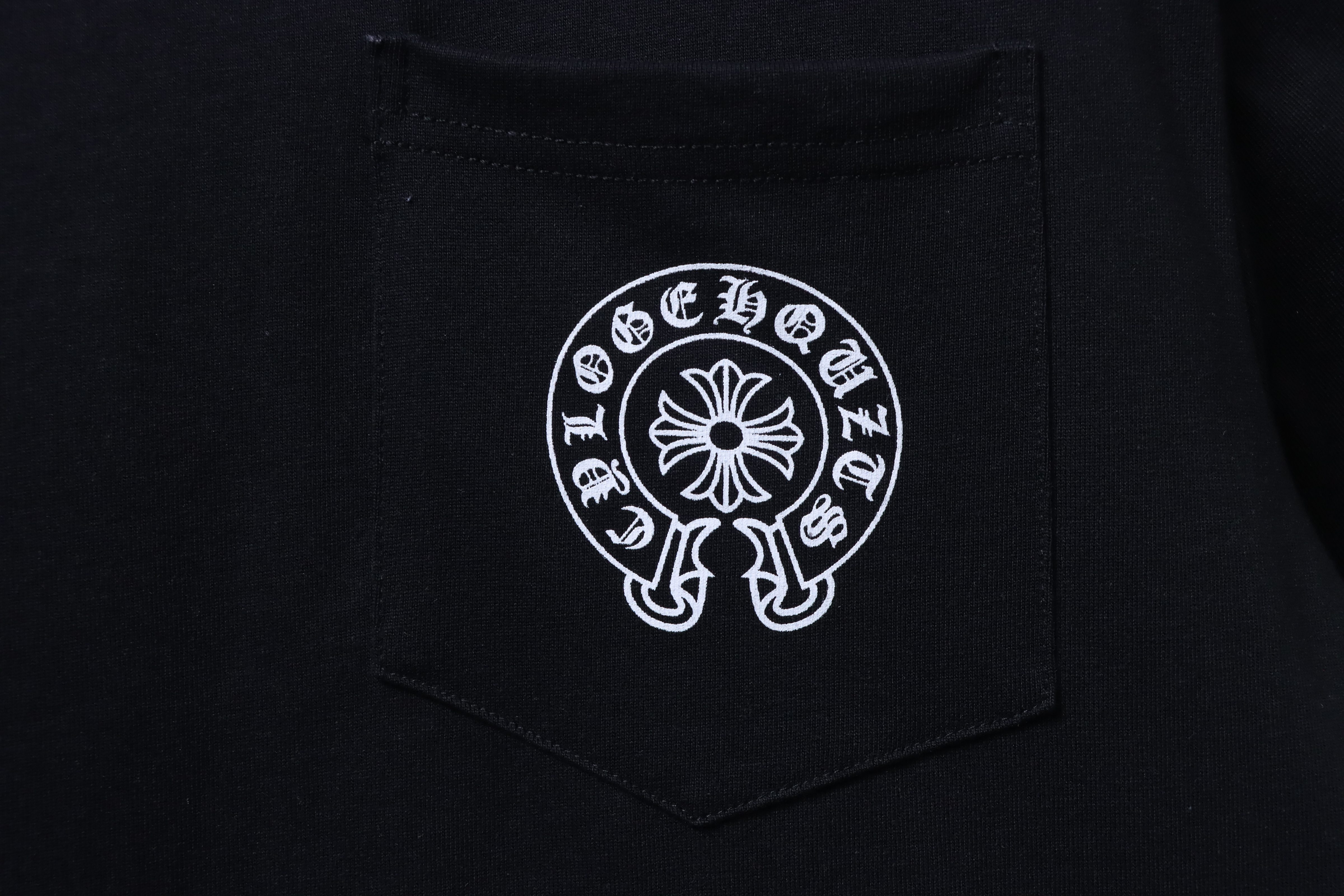 Chrome Hearts Black Multi-Color Cross Print T-Shirt 
