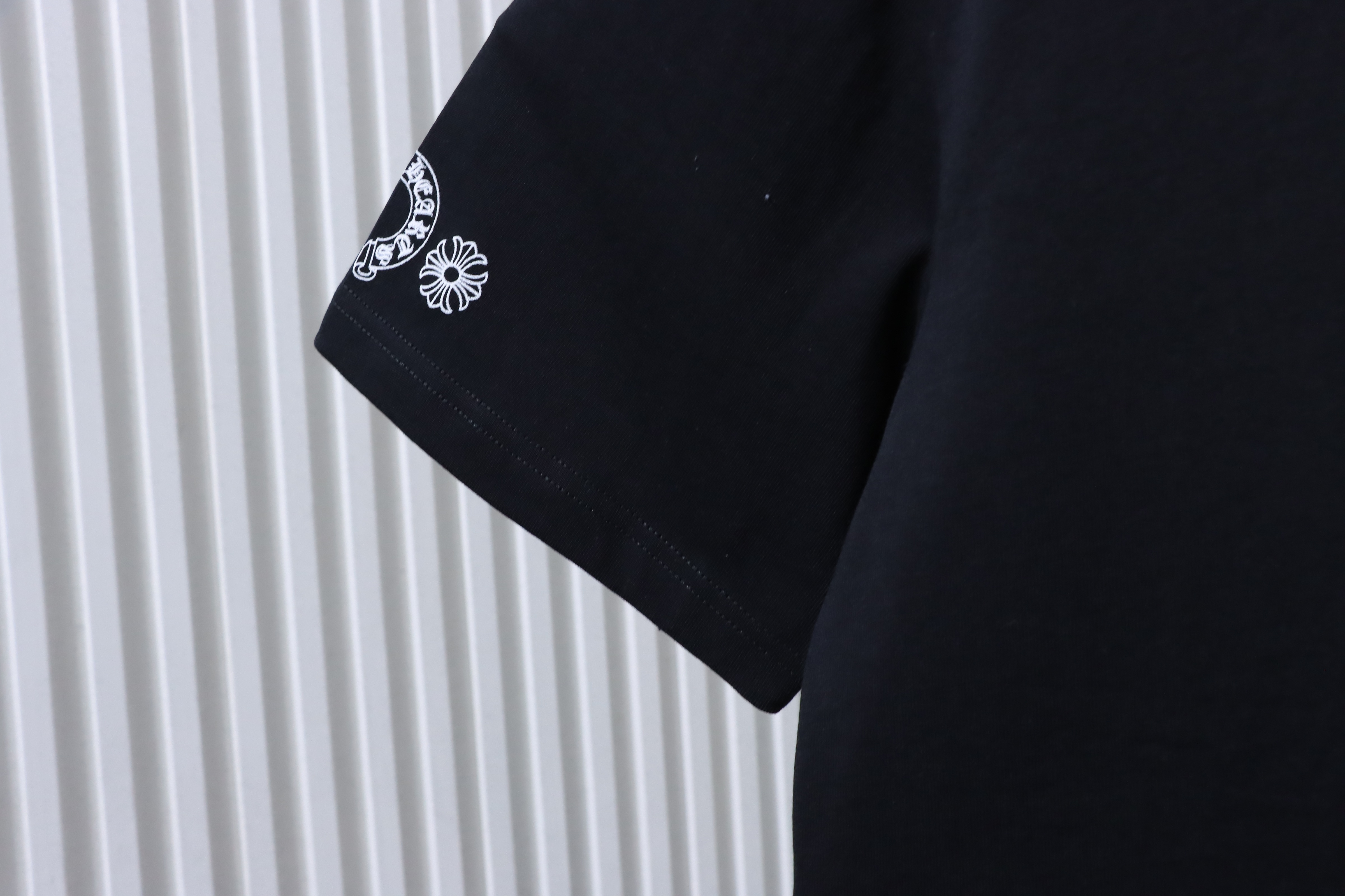 Chrome Hearts Black Multi-Color Cross Print T-Shirt 