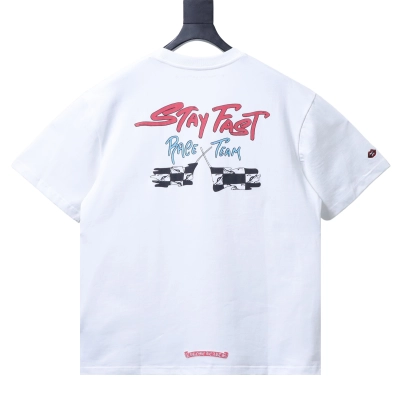 Chrome Hearts Pink Graffiti Print T-Shirt 2 01