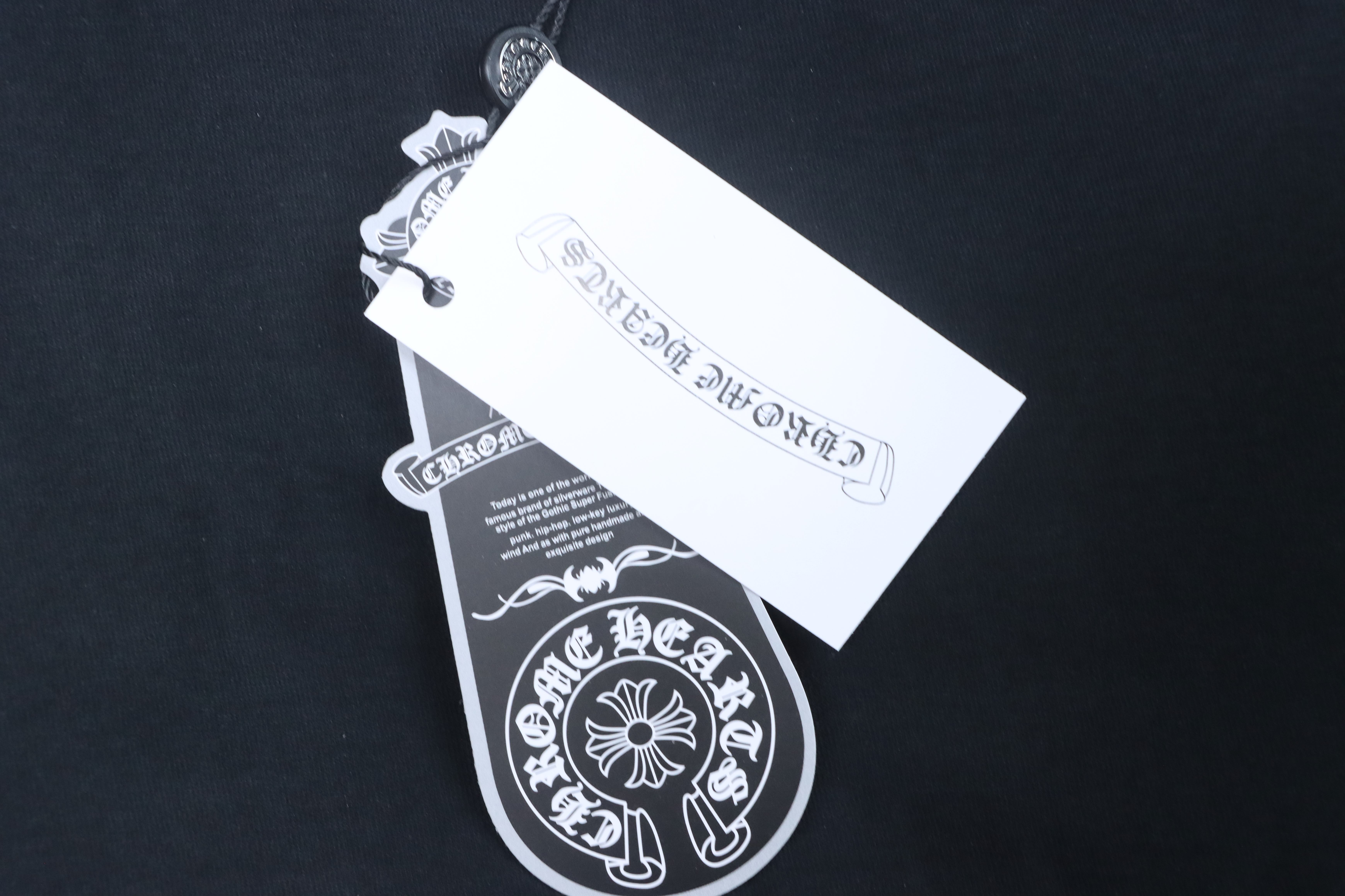 Chrome Hearts Sanskrit Letters Print Crewneck T-Shirt