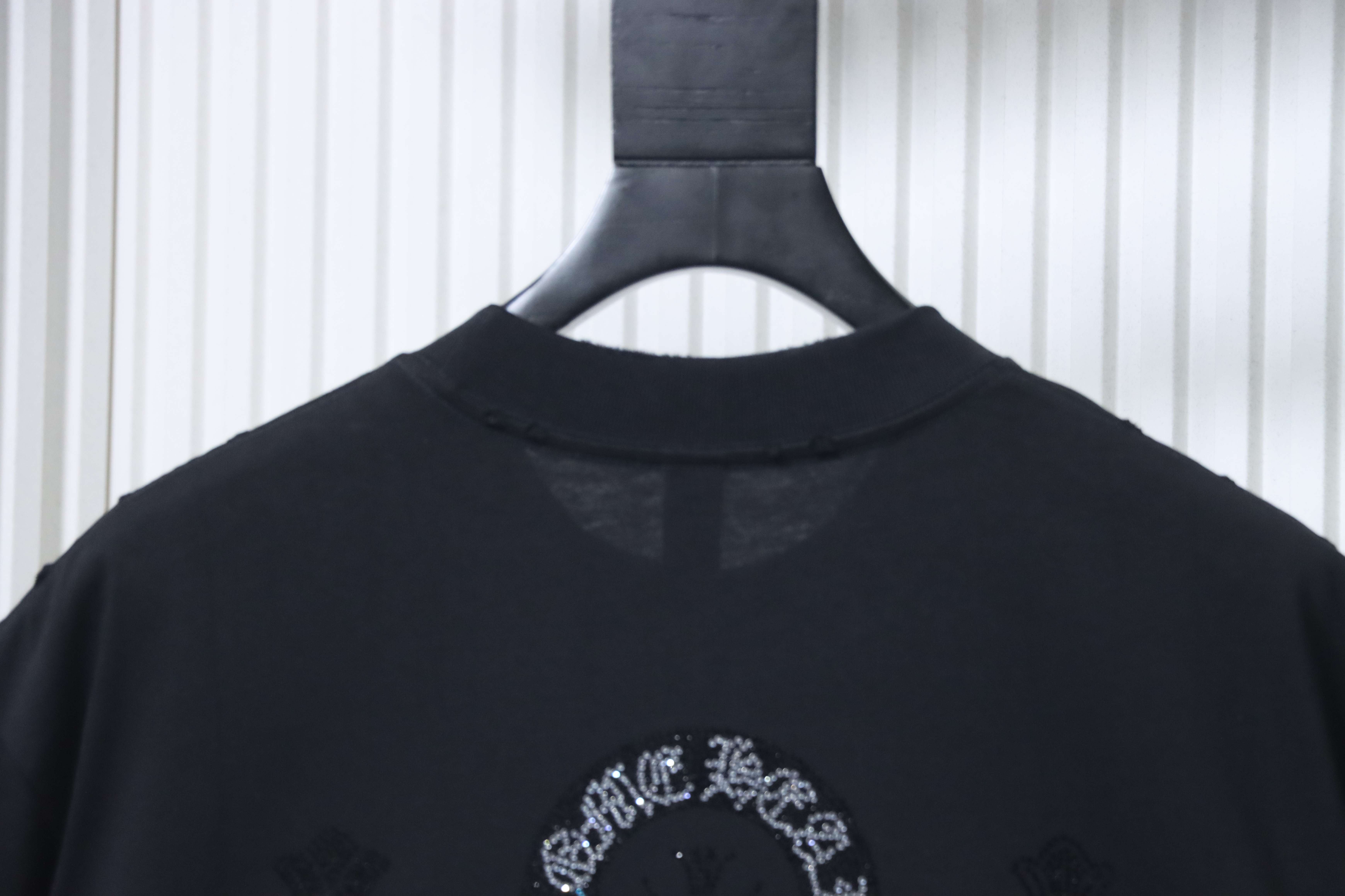 Chrome Hearts Sanskrit Rhinestone T-Shirt 2