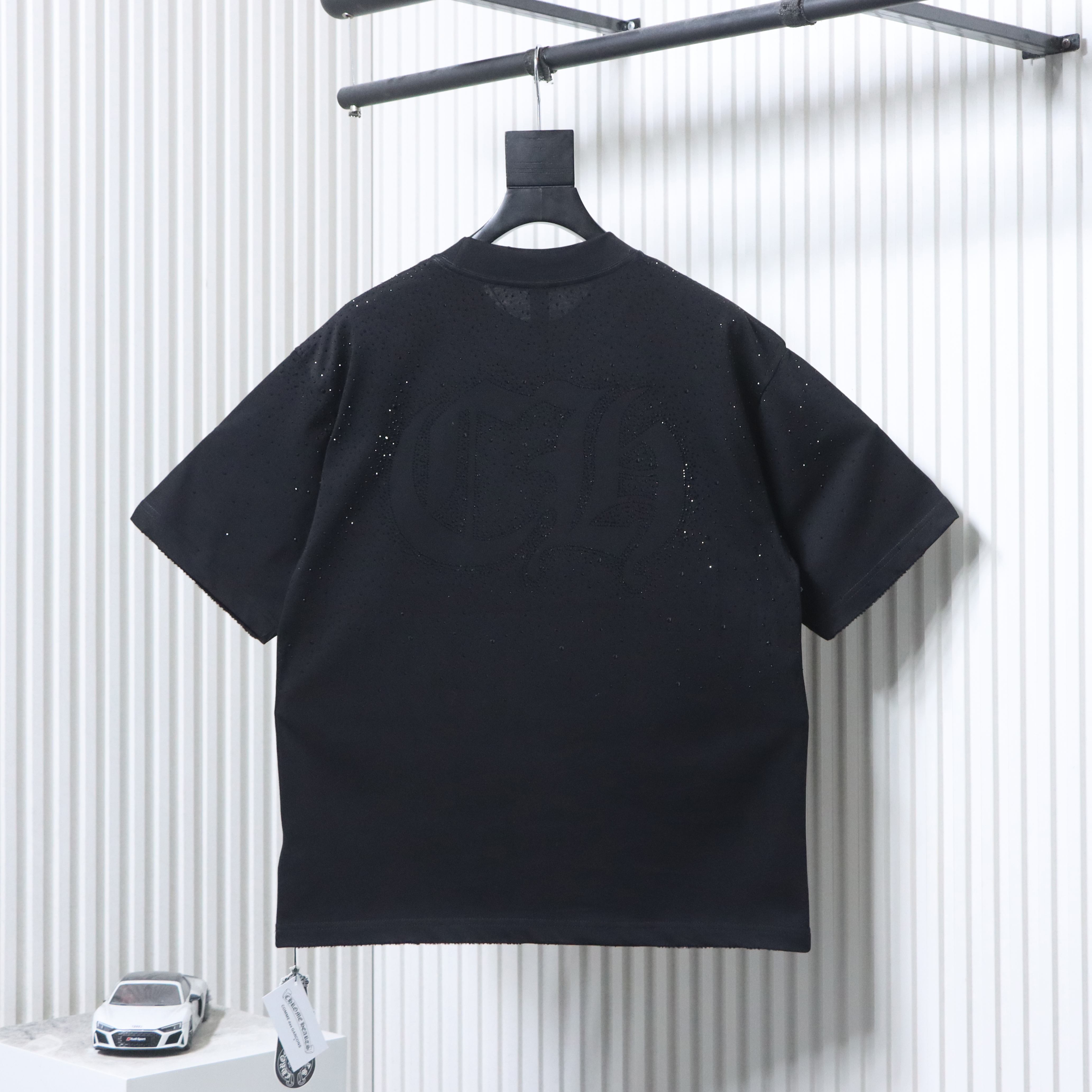 Chrome Hearts Sanskrit Rhinestone T-Shirt 4