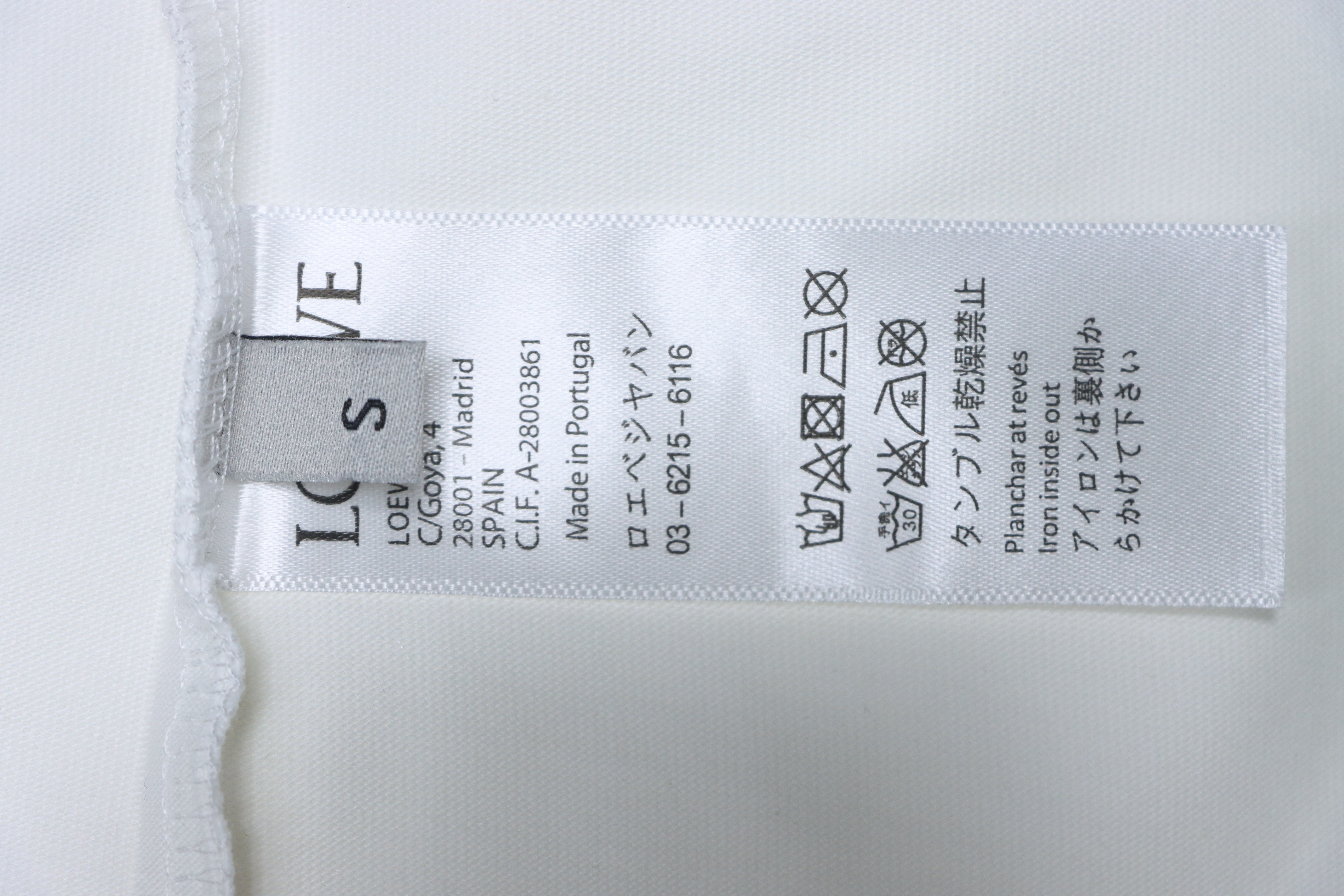 Loewe 25FW Cutout Logo Overlap Pocket Long Sleeve T-Shirt #1