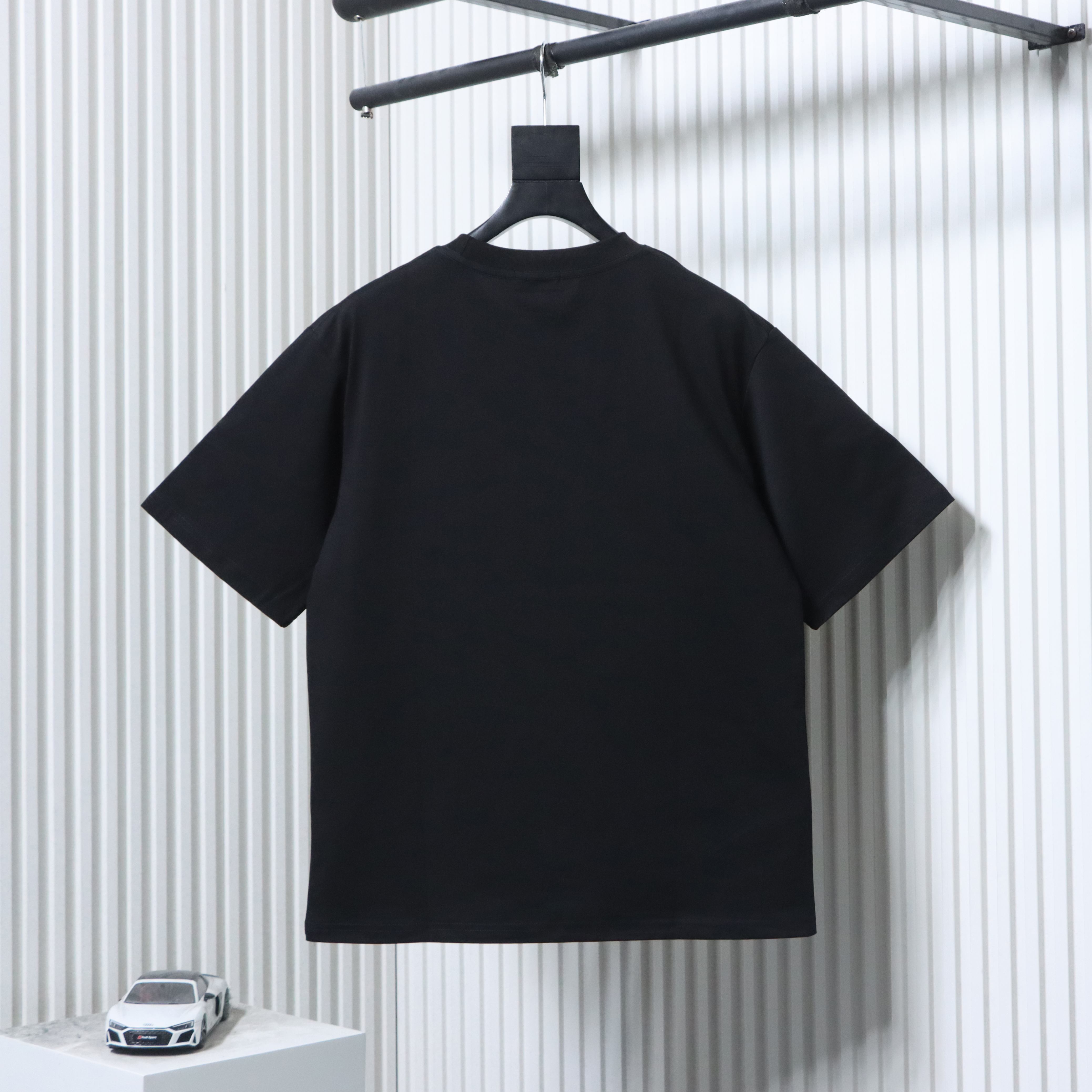 Loewe 25SS Graffiti Flocking Print Short Sleeve T-Shirt #1
