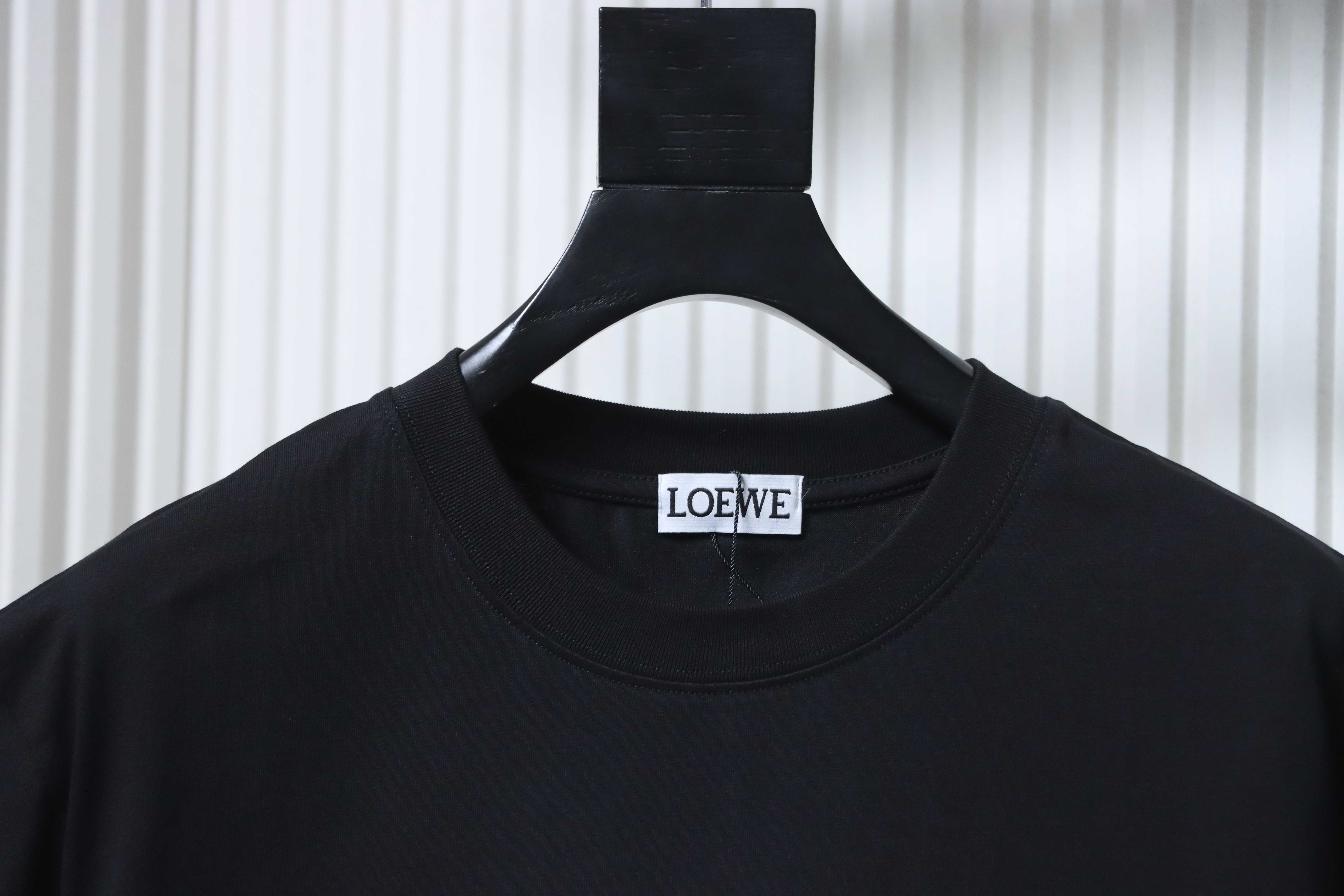 Loewe 25SS Graffiti Flocking Print Short Sleeve T-Shirt #1