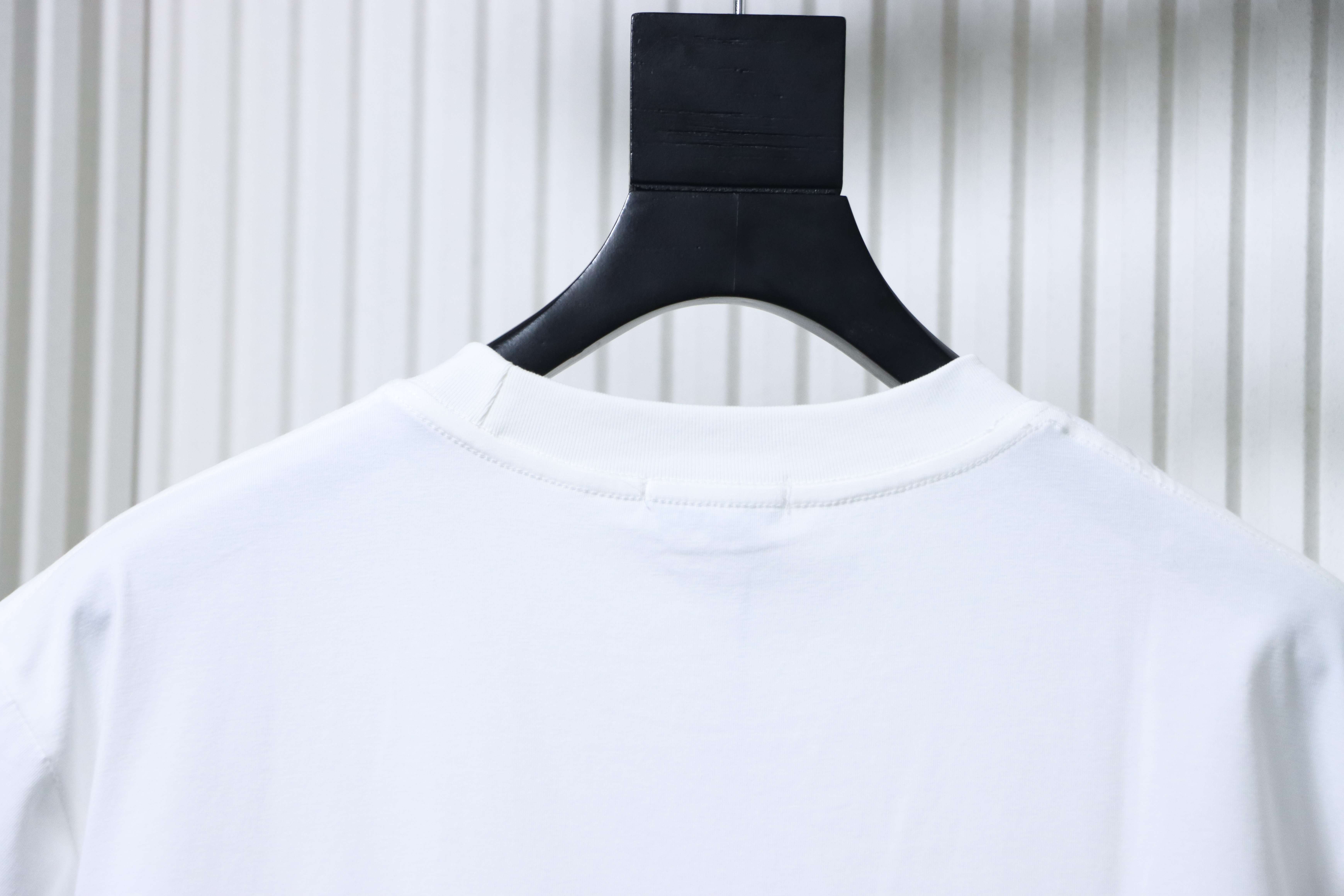 Loewe 25SS Graffiti Flocking Print Short Sleeve T-Shirt #2