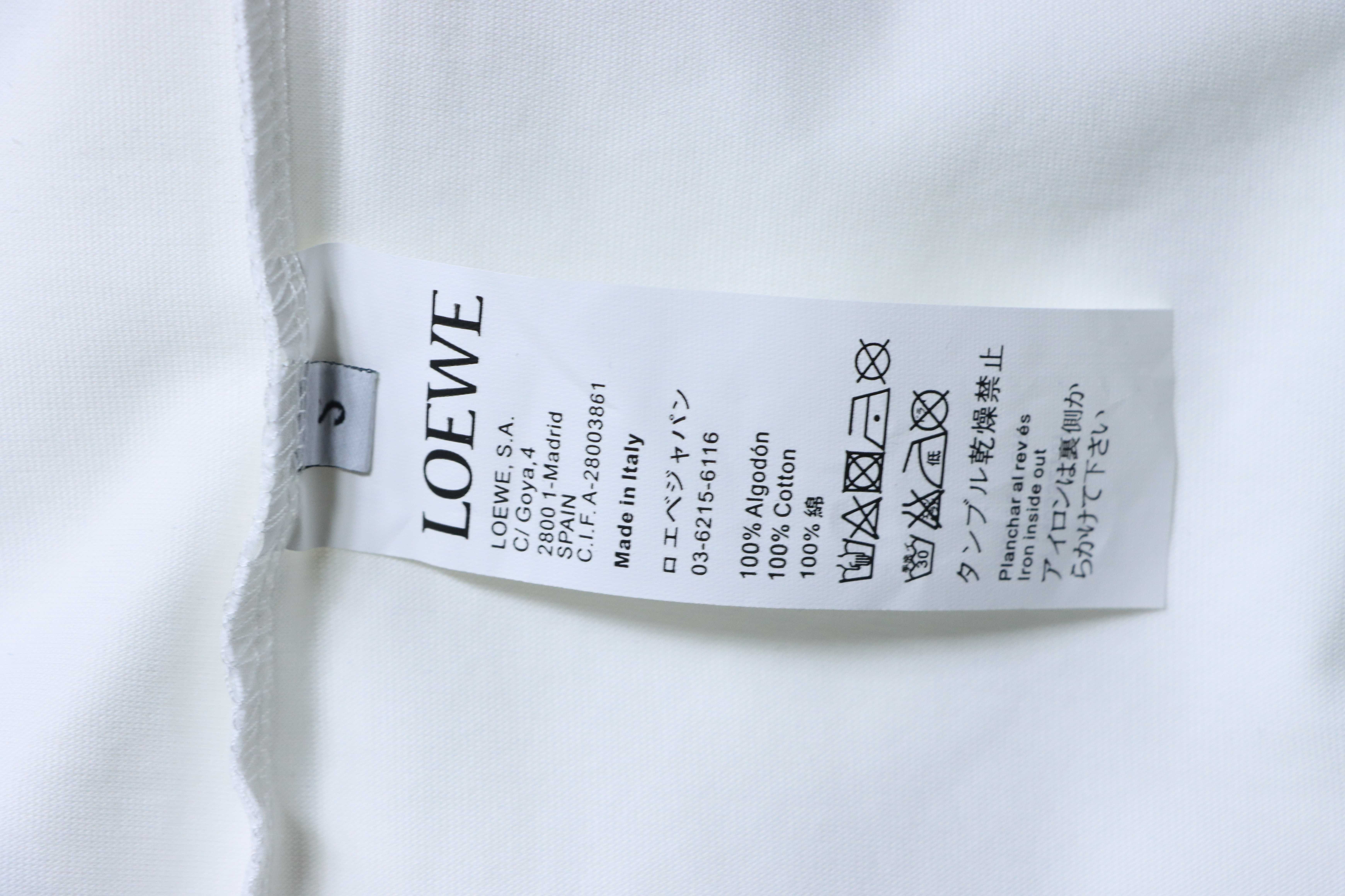 Loewe 25SS Graffiti Flocking Print Short Sleeve T-Shirt #2