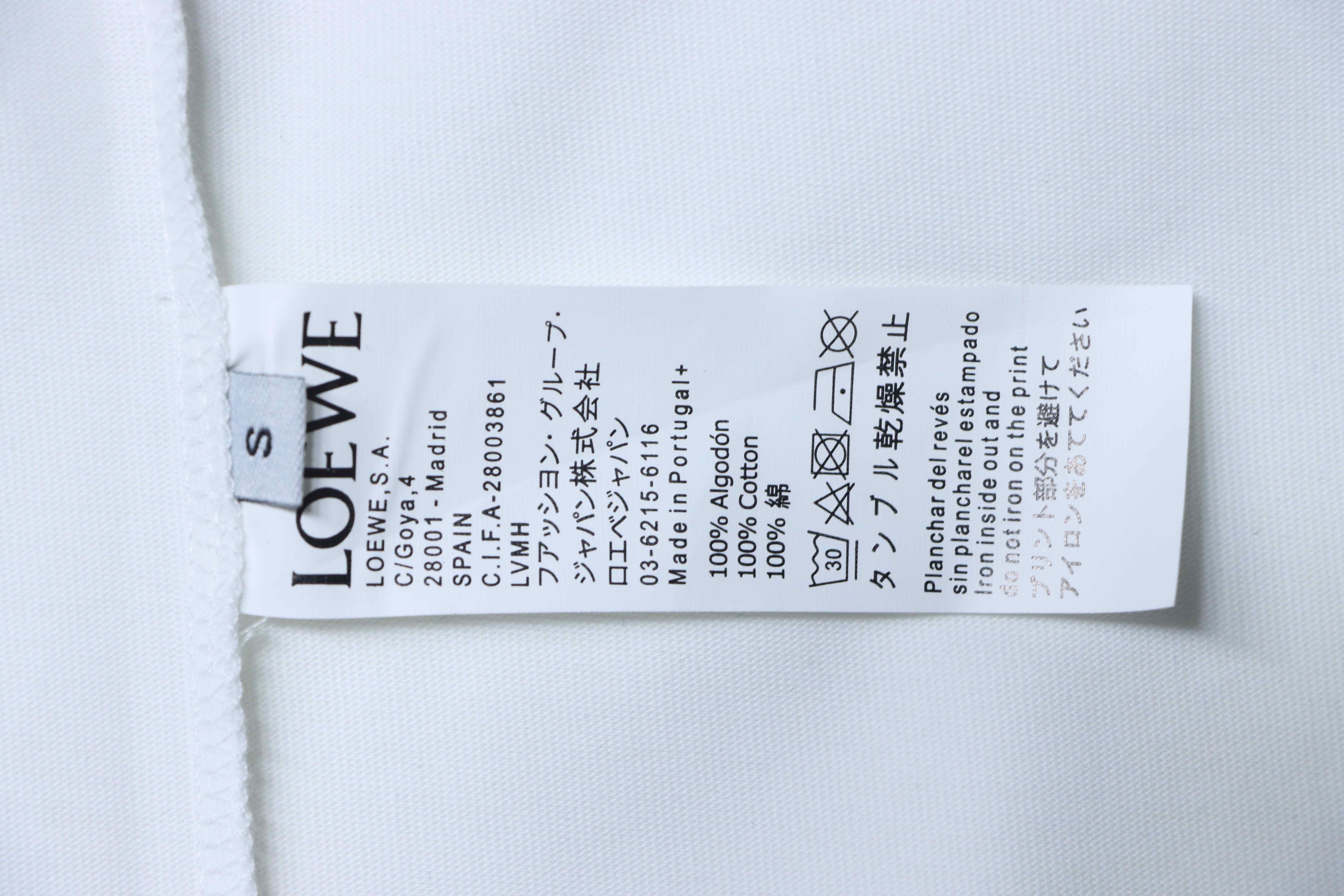 Loewe 25SS Suede Puff Print Logo Short Sleeve #1