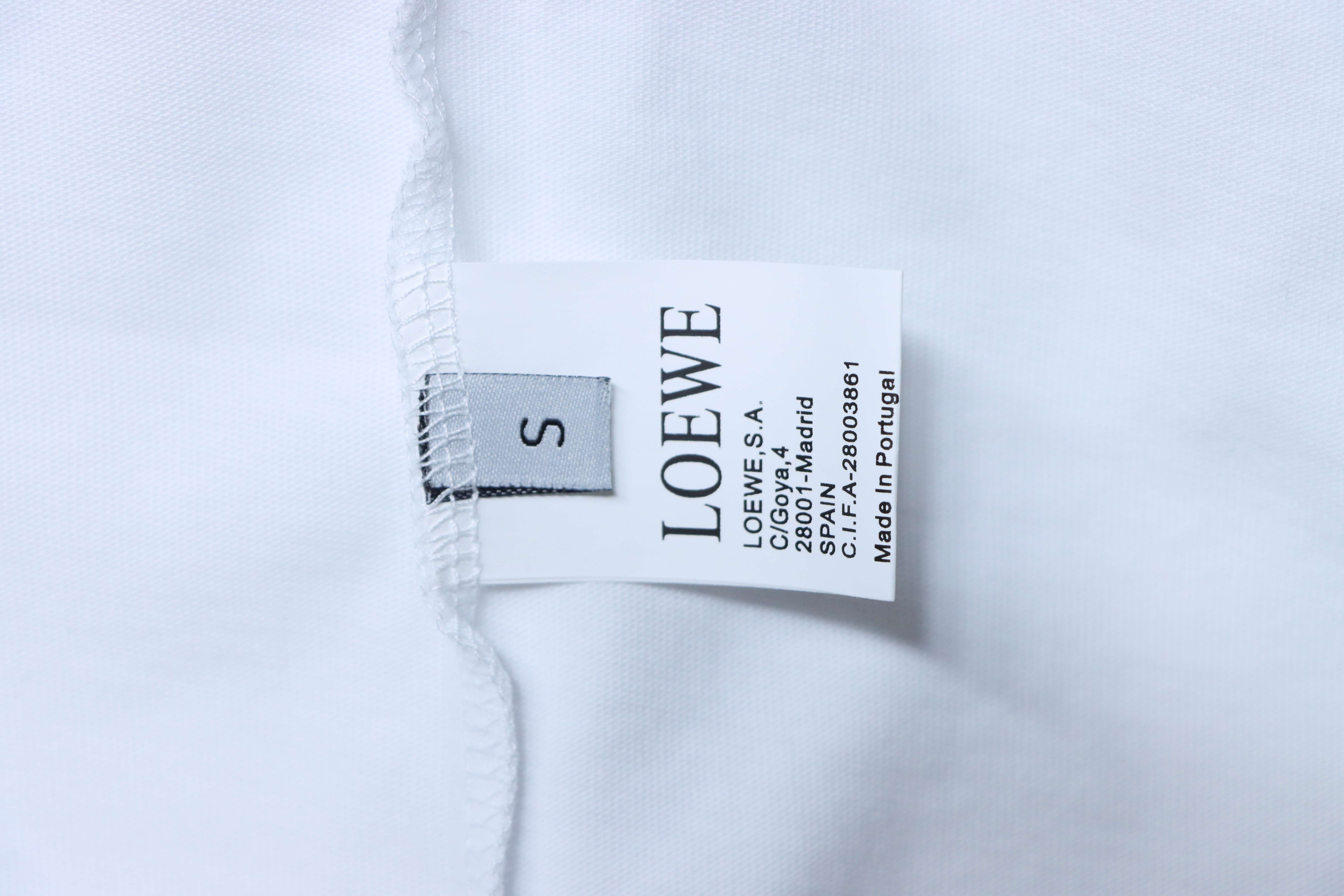 Loewe 26SS Cat Embroidery Short Sleeve T-Shirt