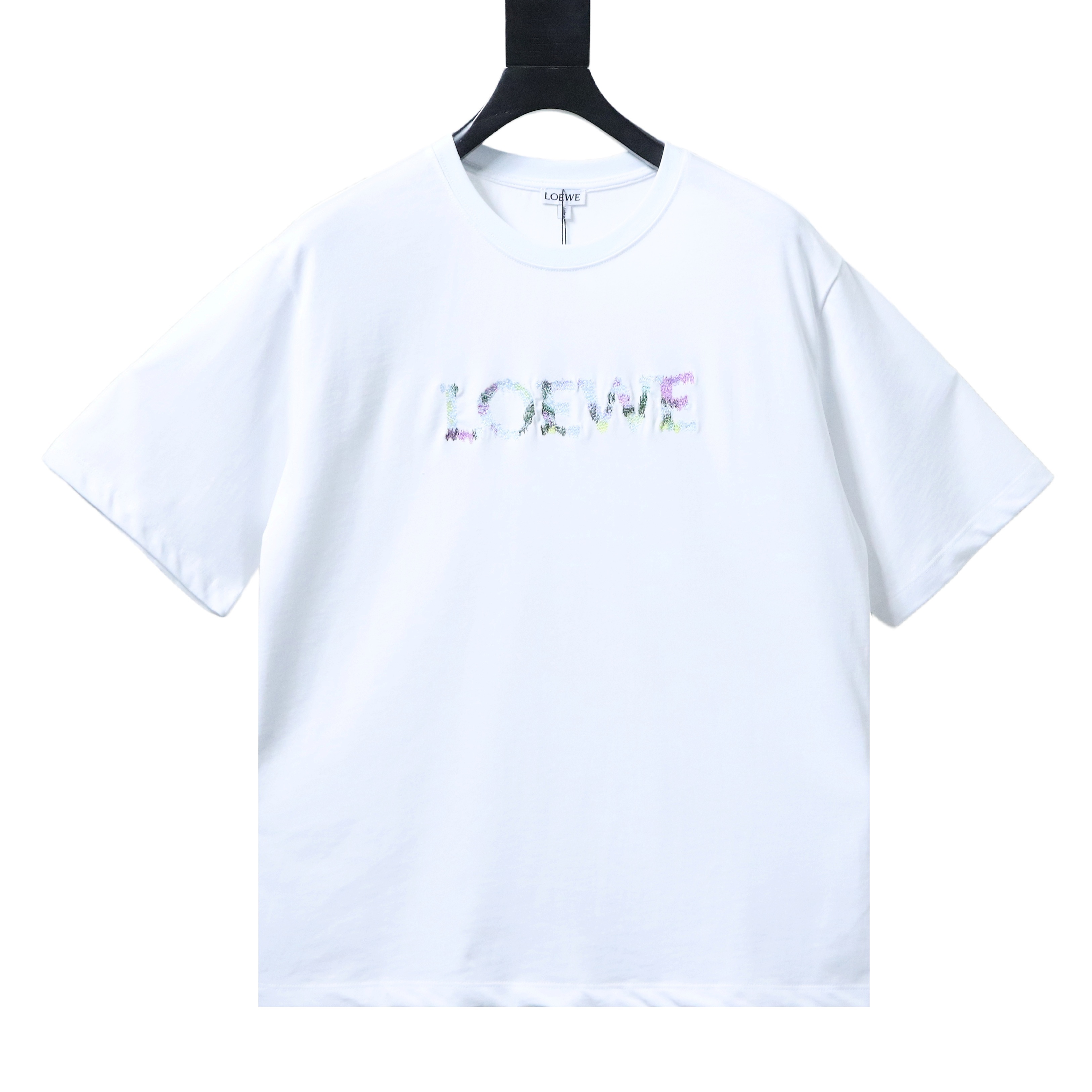 Loewe 26SS Colorful Embroidery Short Sleeve T-Shirt #1