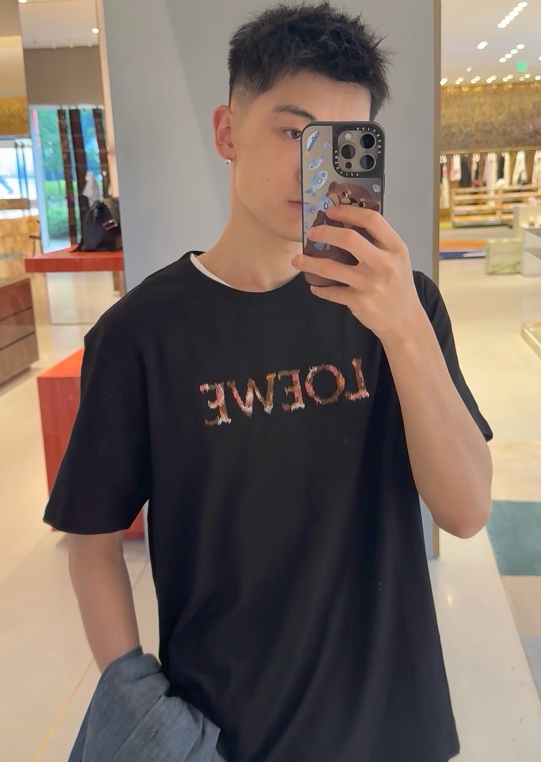 Loewe 26SS Colorful Embroidery Short Sleeve T-Shirt #2