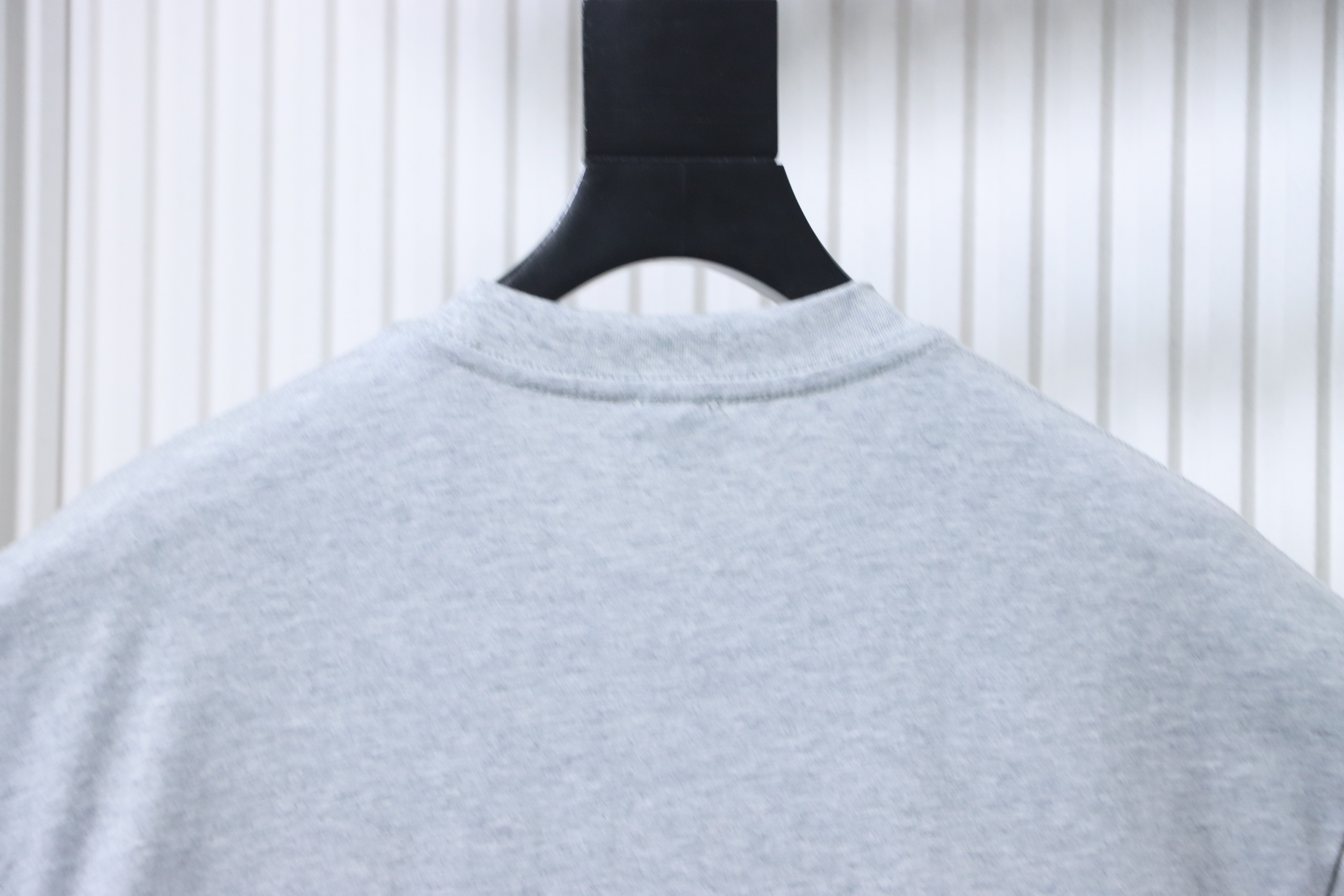 Loewe 26SS Fake Pocket Logo Tee Grey Yellow Logo