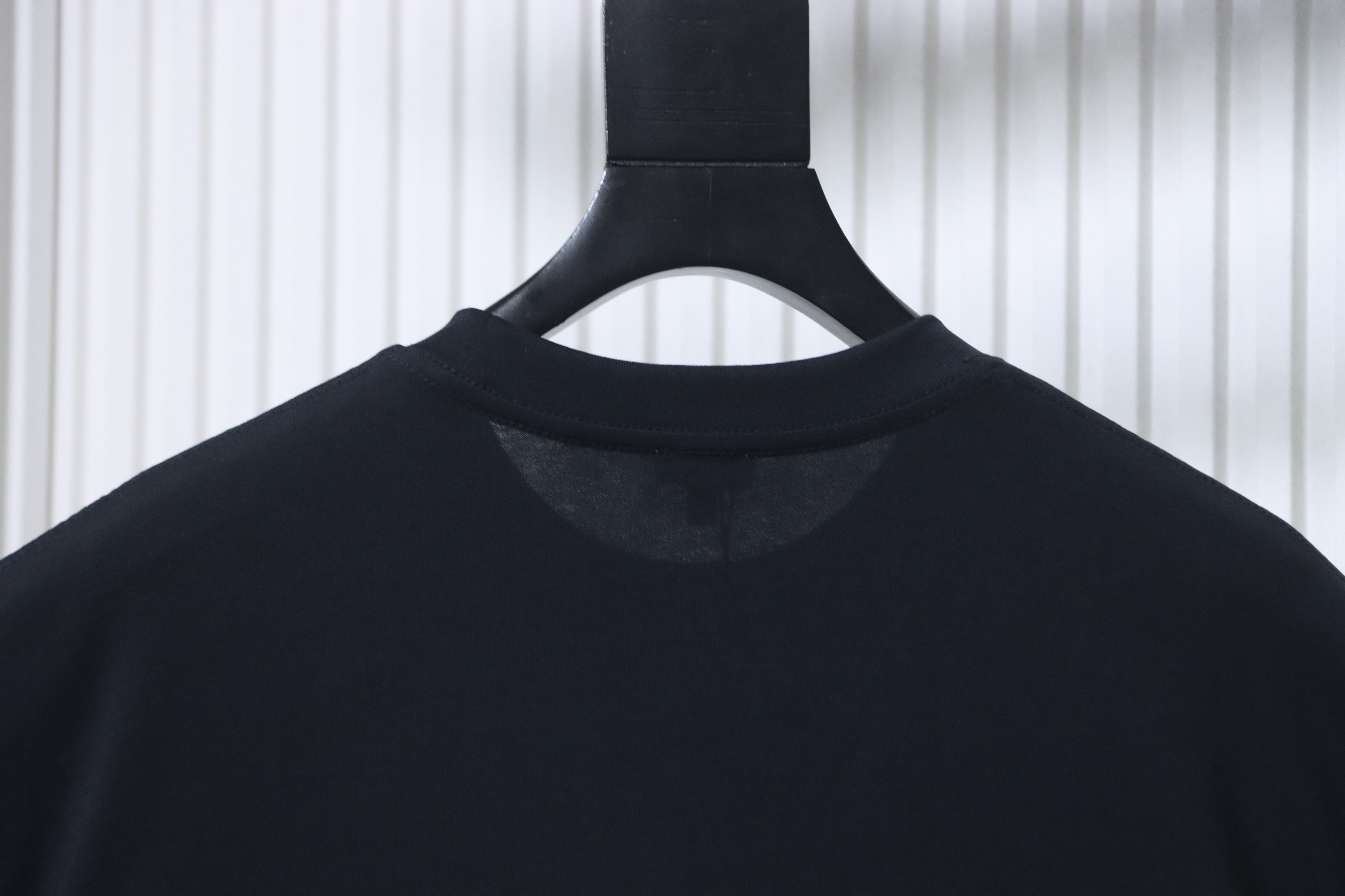 Loewe 26SS Fake Pocket Logo Tee Black Yellow Logo