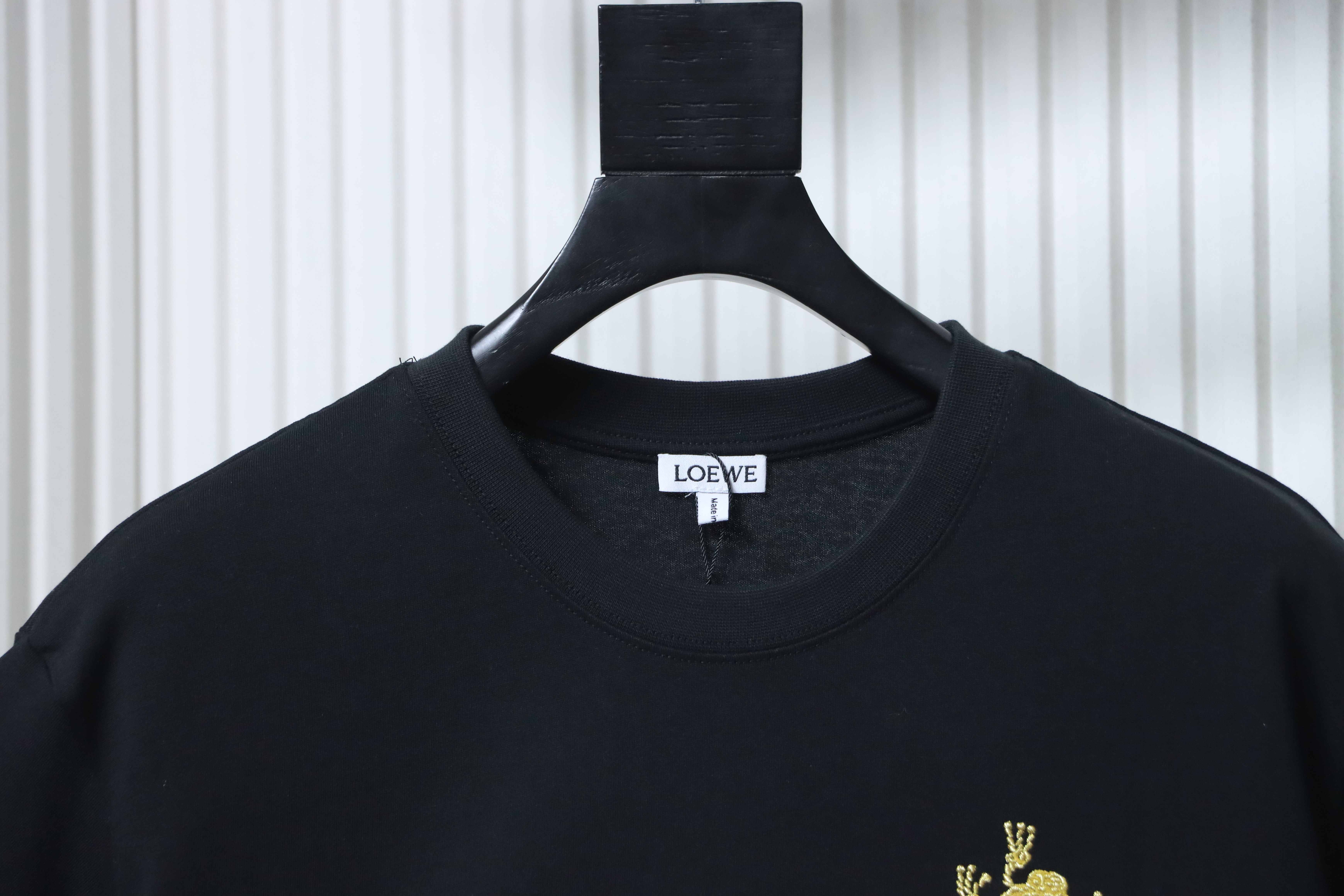 Loewe 26SS Frog Embroidery Short Sleeve T-Shirt #1