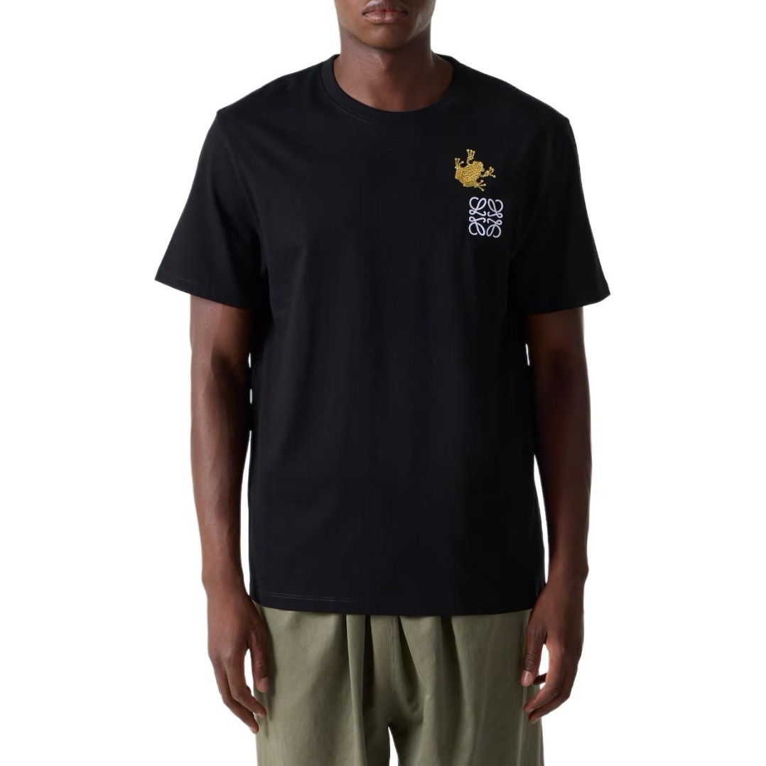 Loewe 26SS Frog Embroidery Short Sleeve T-Shirt #1