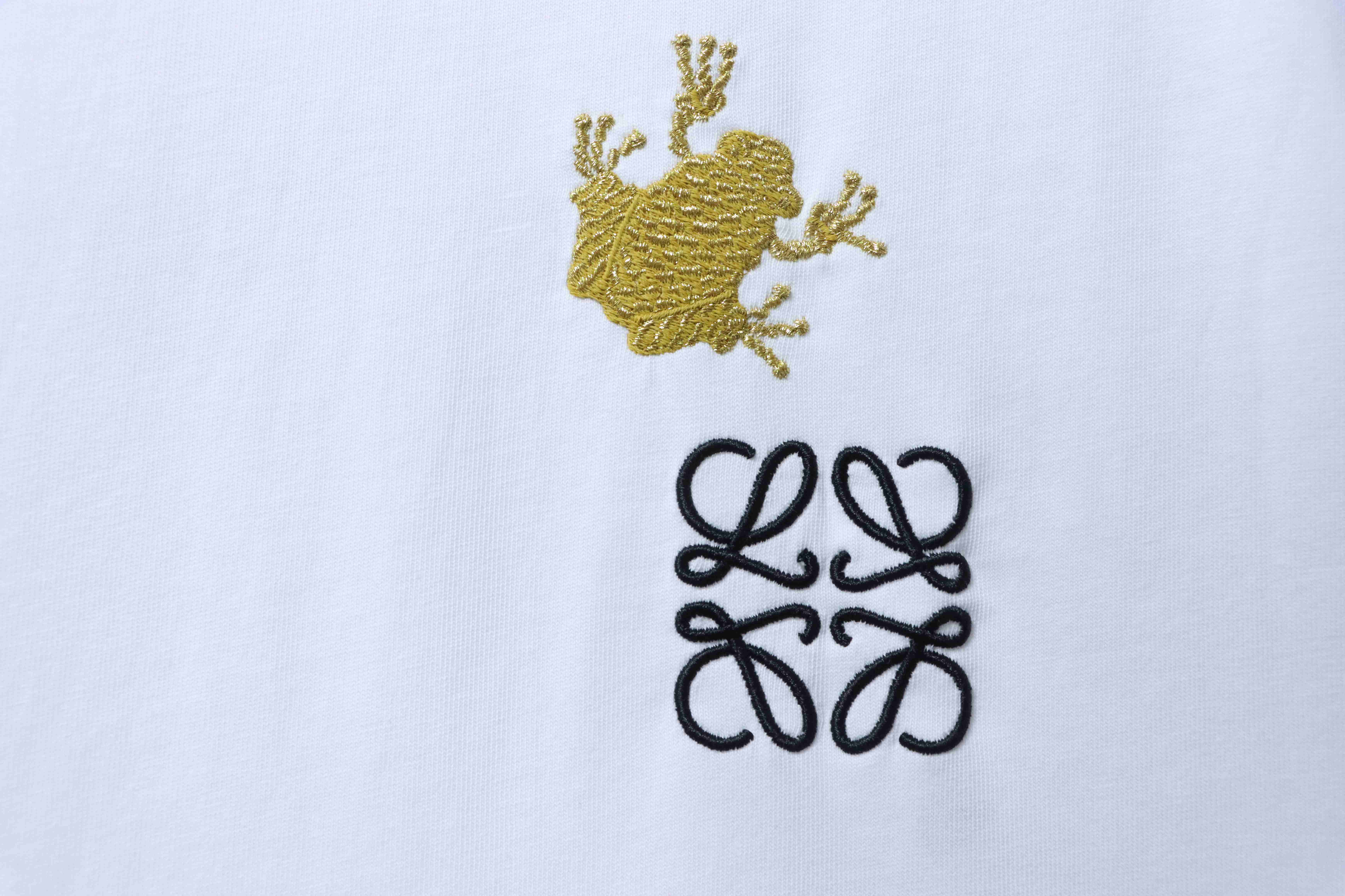 Loewe 26SS Frog Embroidery Short Sleeve T-Shirt #2