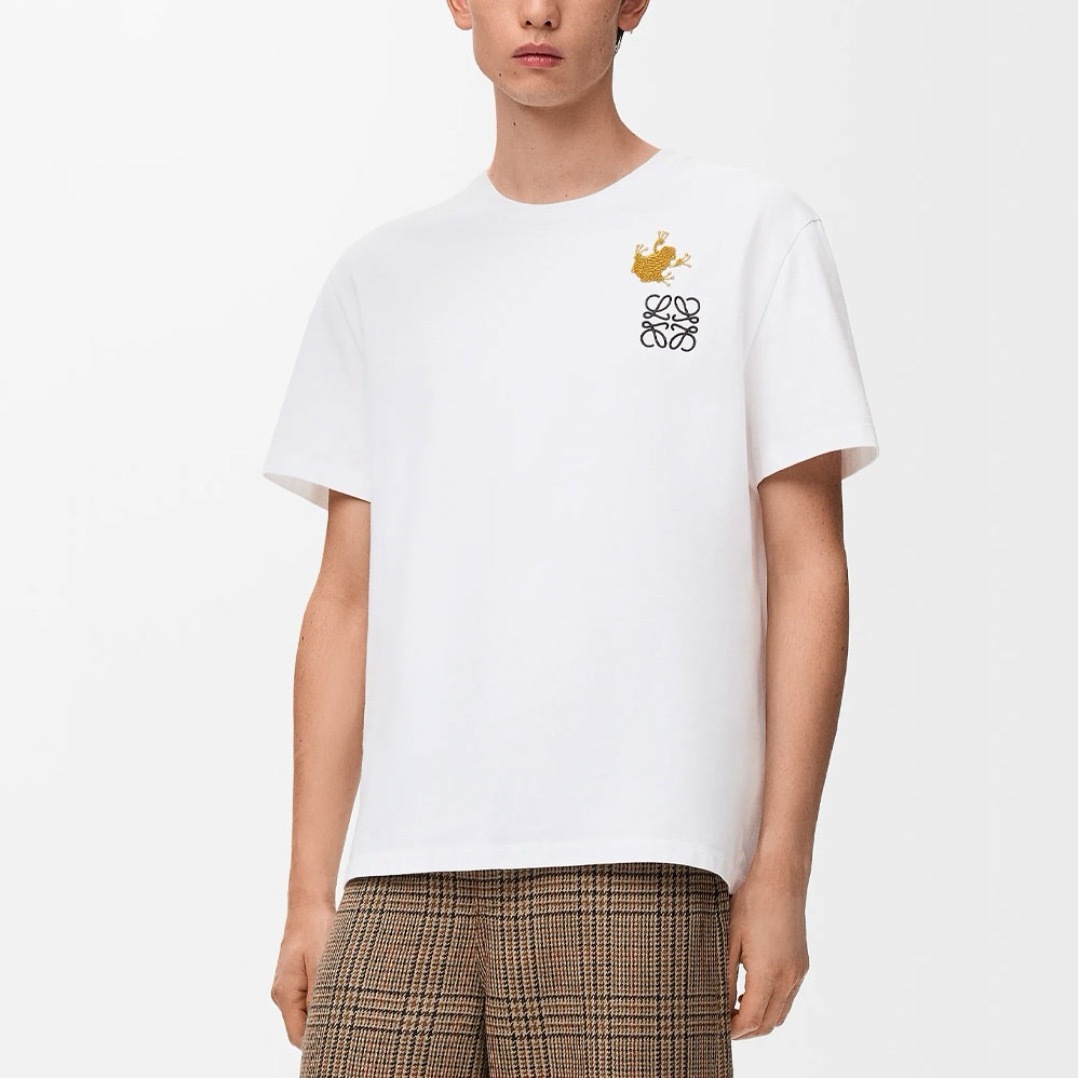 Loewe 26SS Frog Embroidery Short Sleeve T-Shirt #2