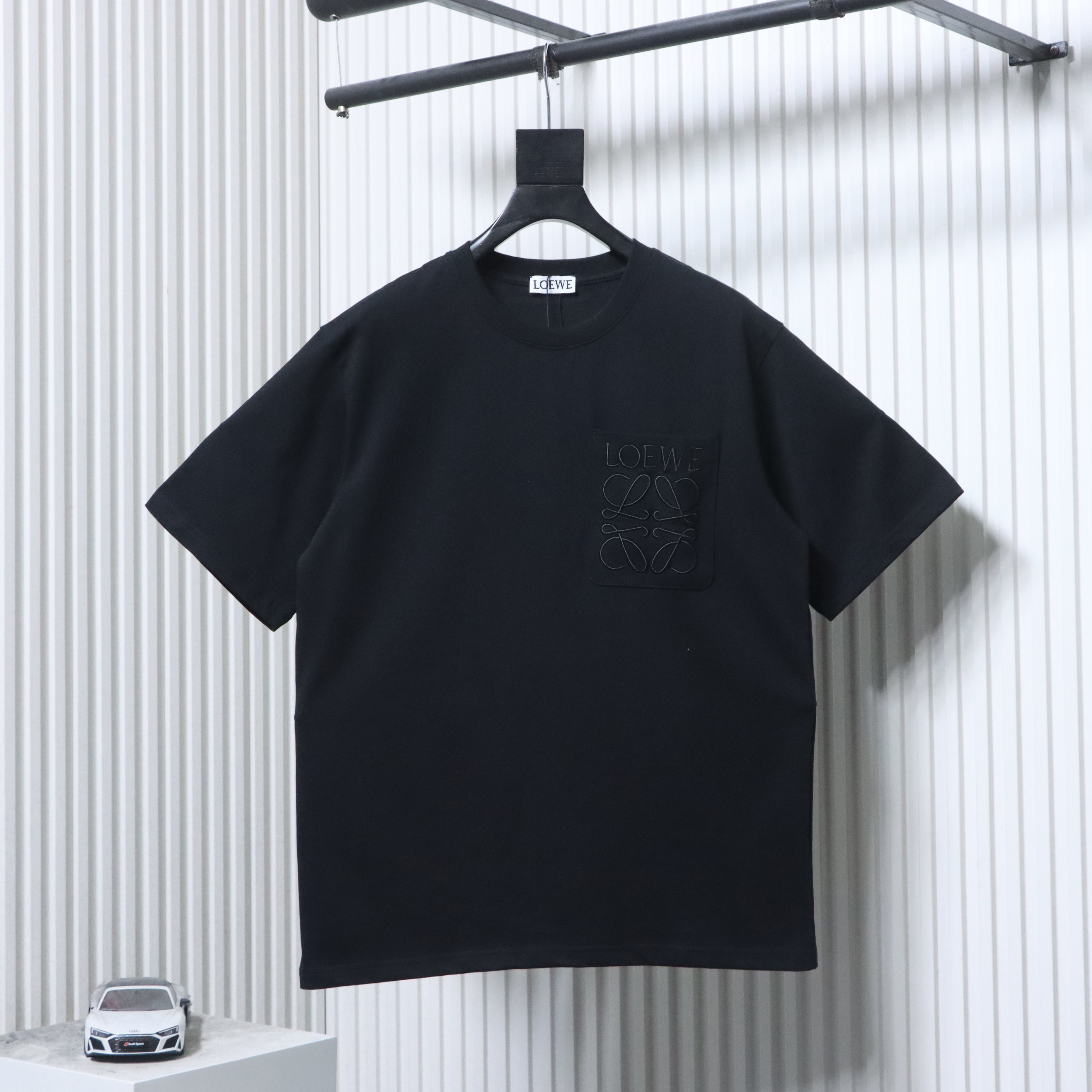 Loewe Classic Embroidery Letter Pocket Short Sleeve T-Shirt #1