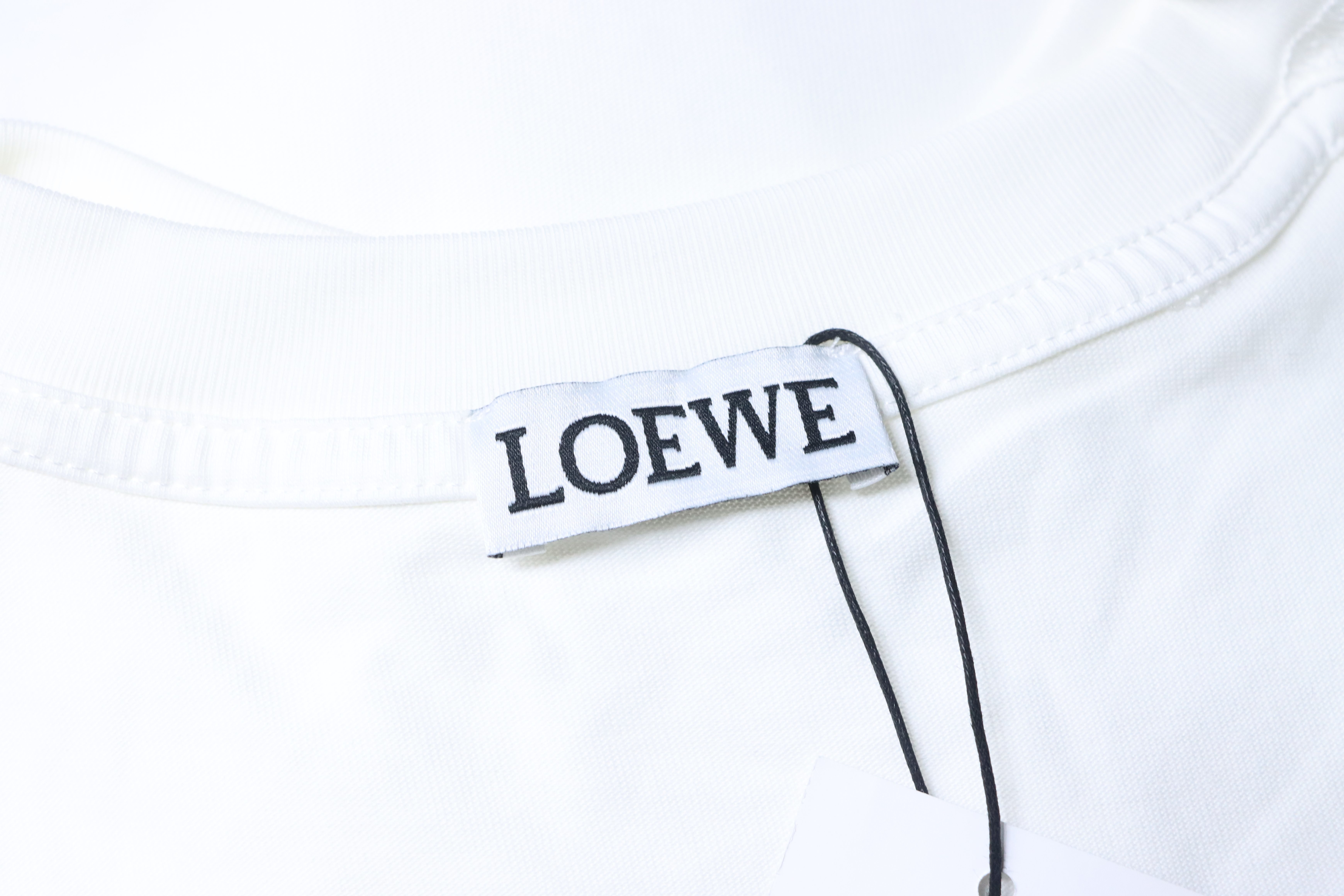 Loewe Classic Embroidery Letter Pocket Short Sleeve T-Shirt #2