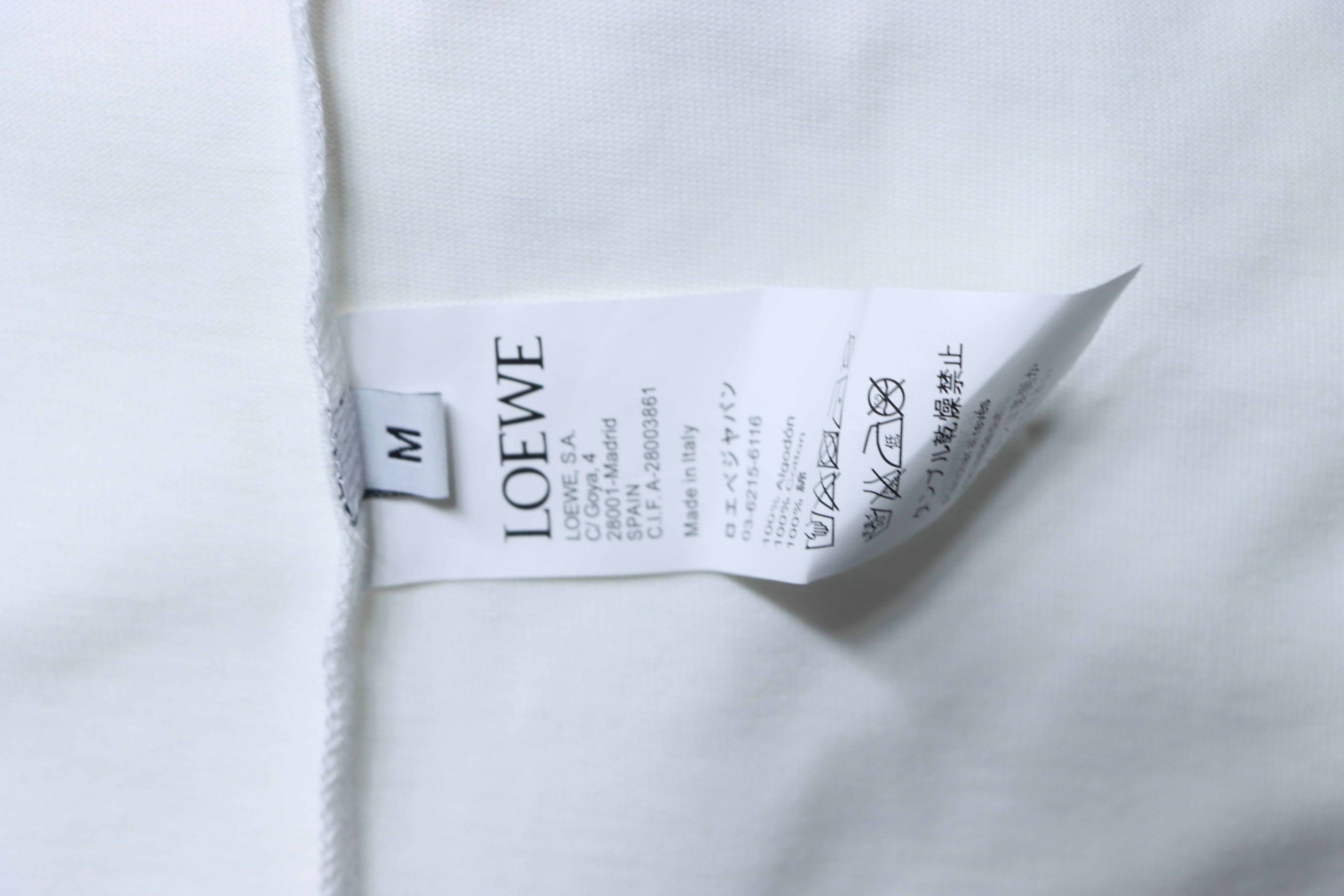 Loewe Classic Embroidery Letter Pocket Short Sleeve T-Shirt #2
