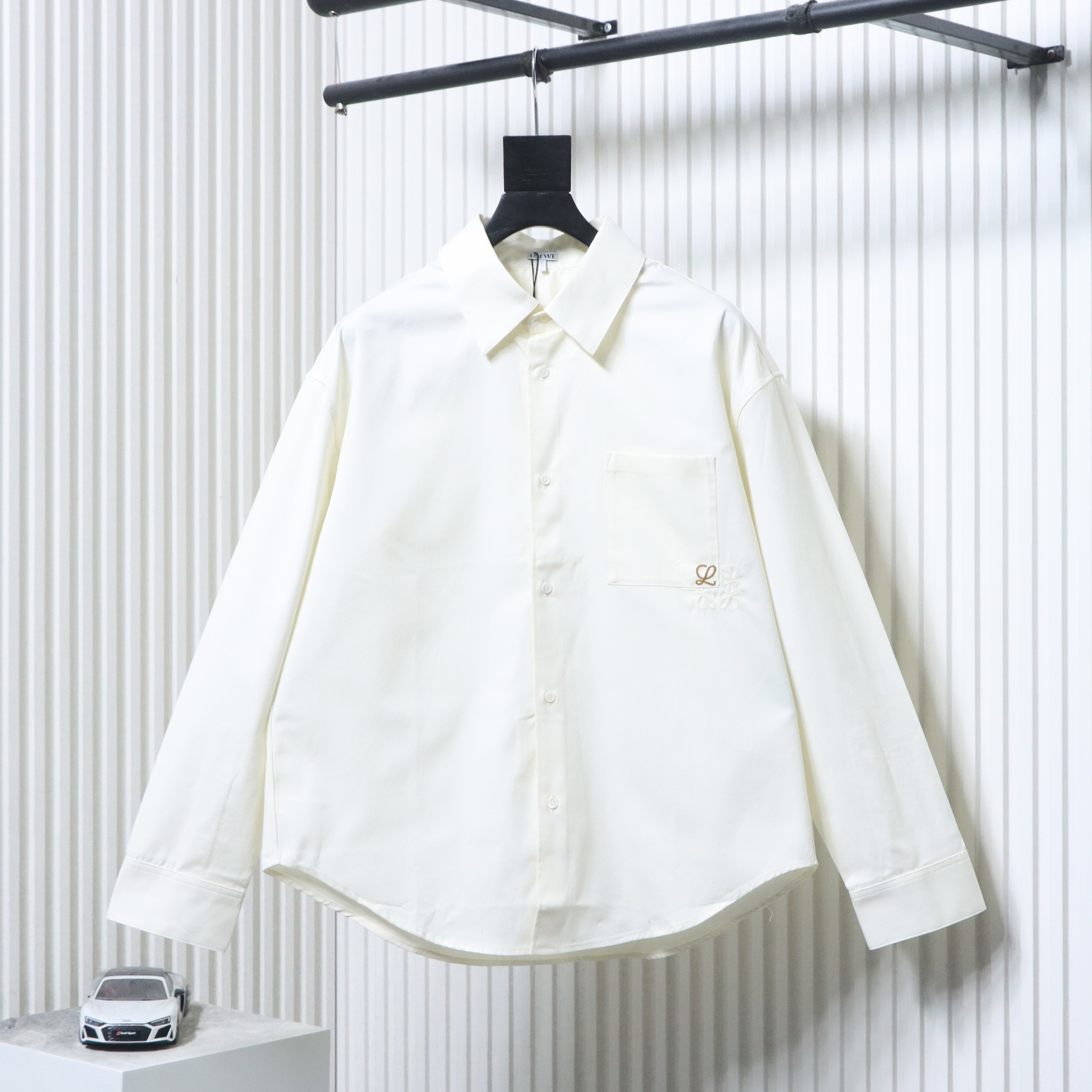 Loewe Colorblock Embroidery Shirt
