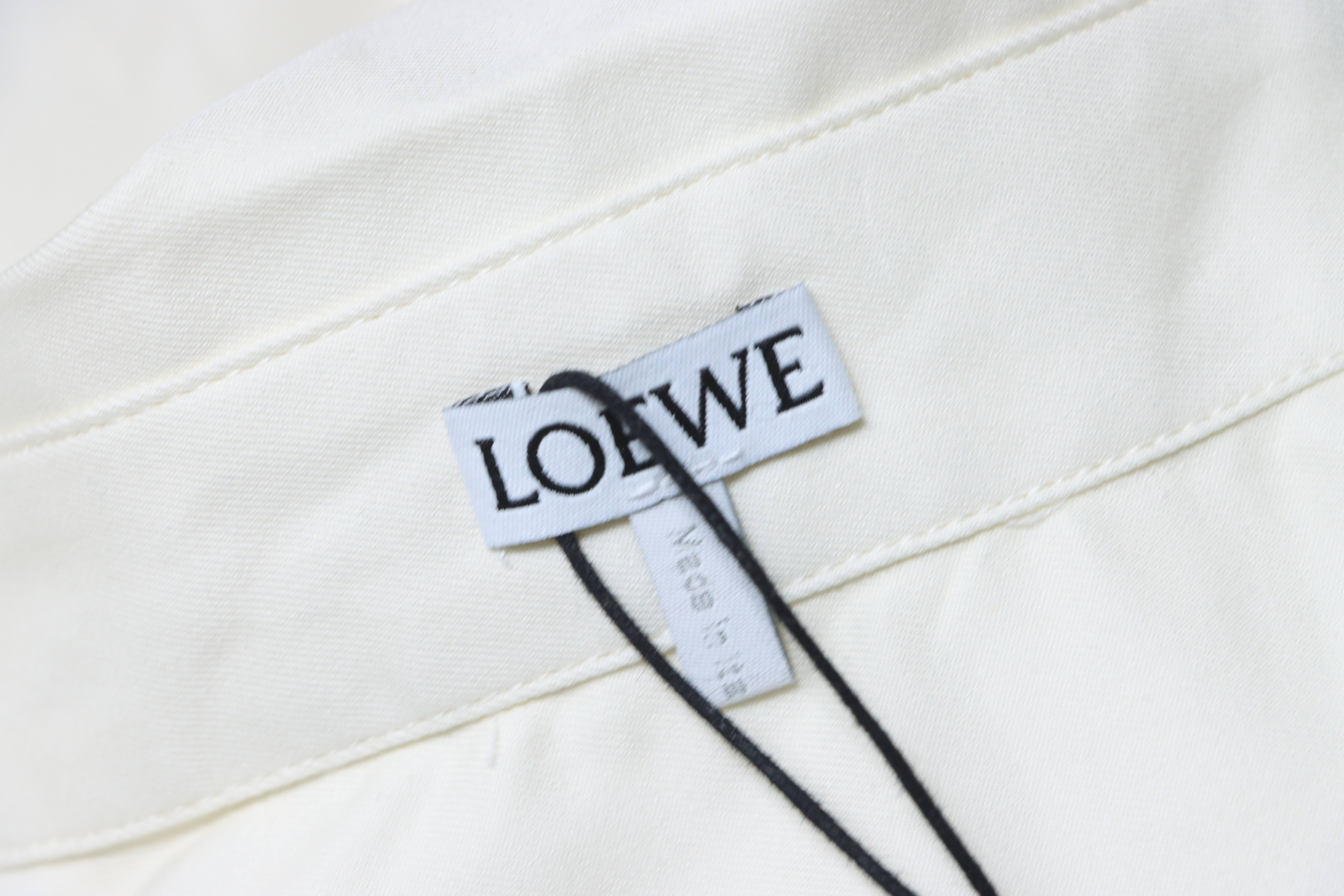 Loewe Colorblock Embroidery Shirt