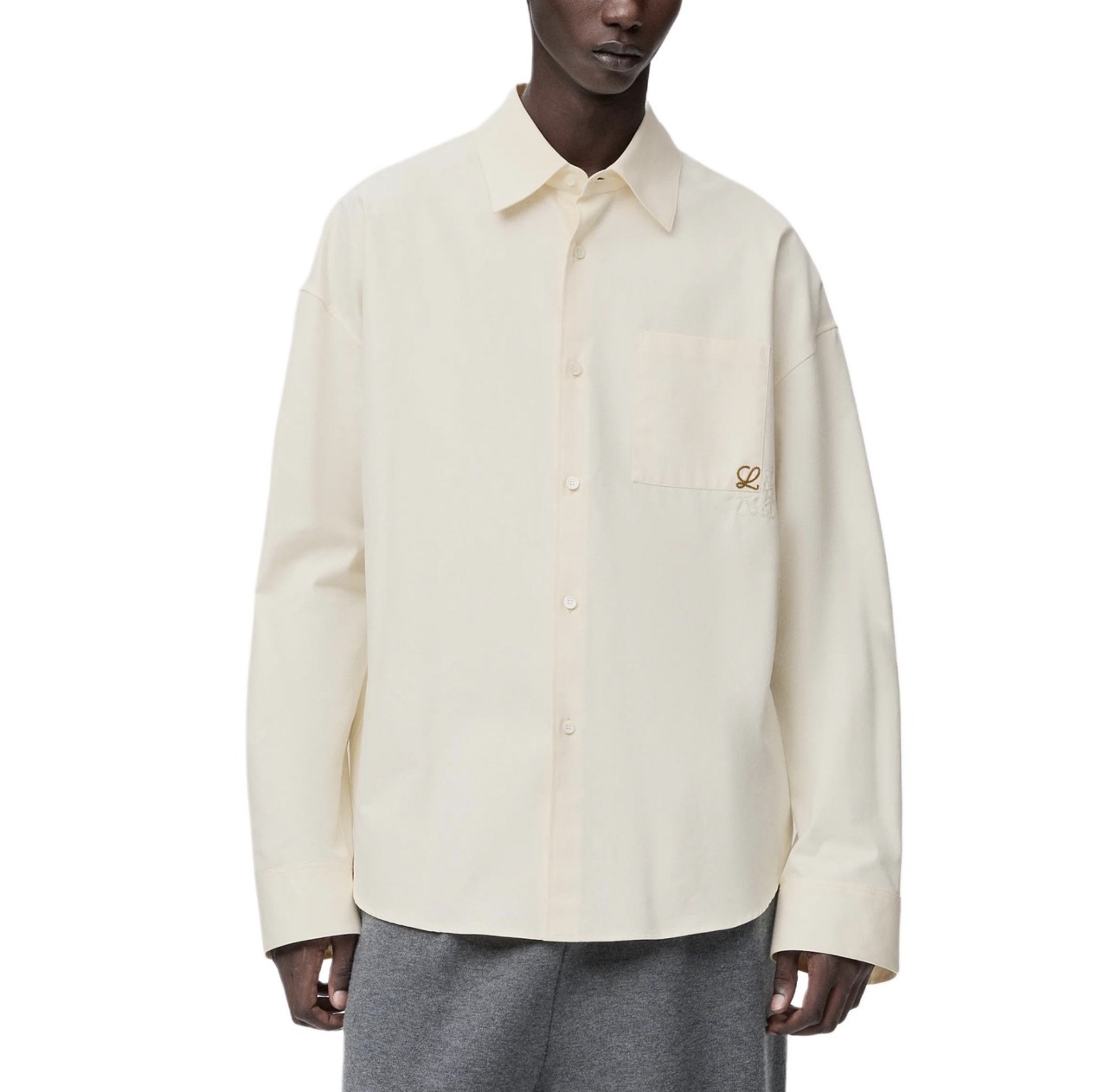 Loewe Colorblock Embroidery Shirt