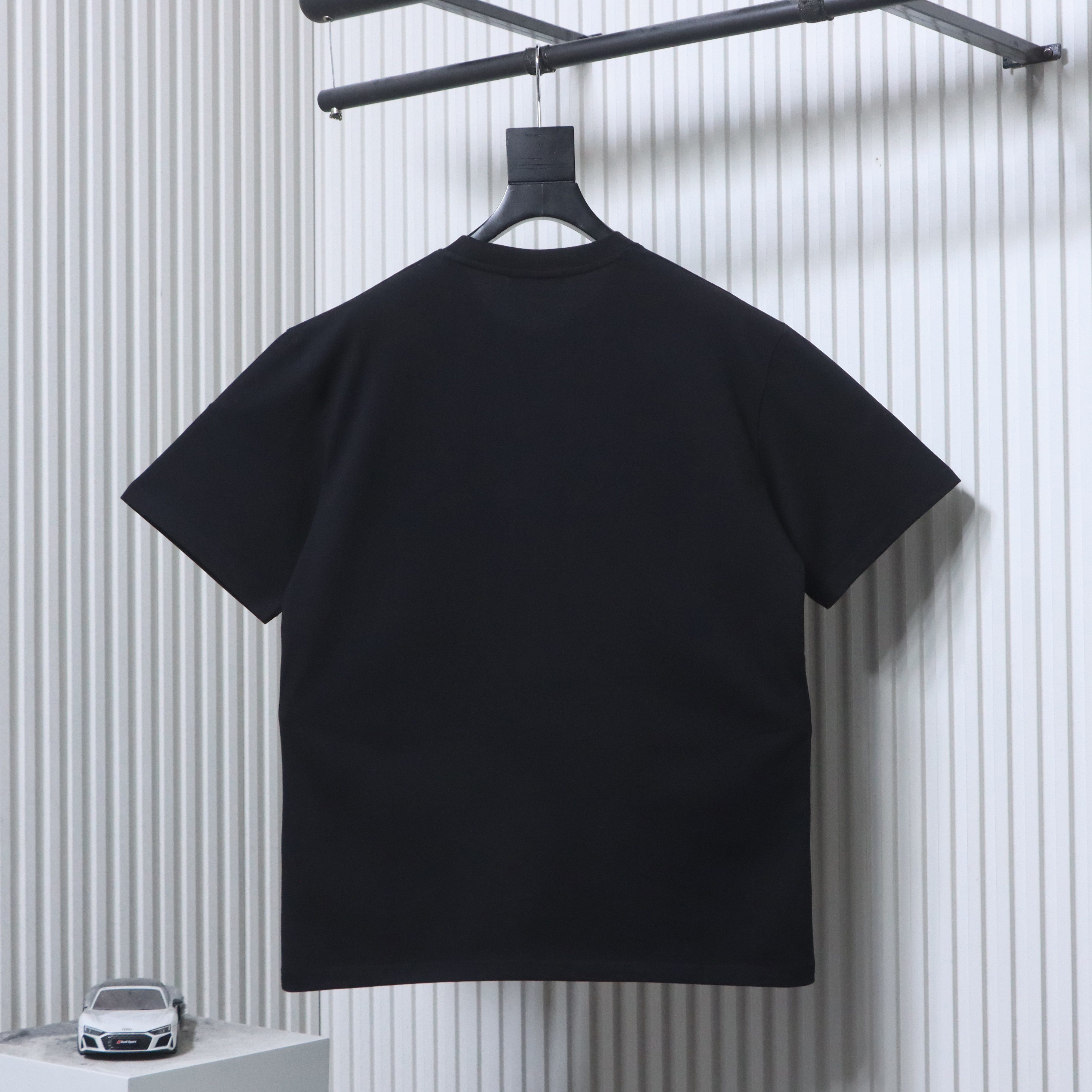 Loewe Fake Pocket Offset Letter Black Tee Side Color Print