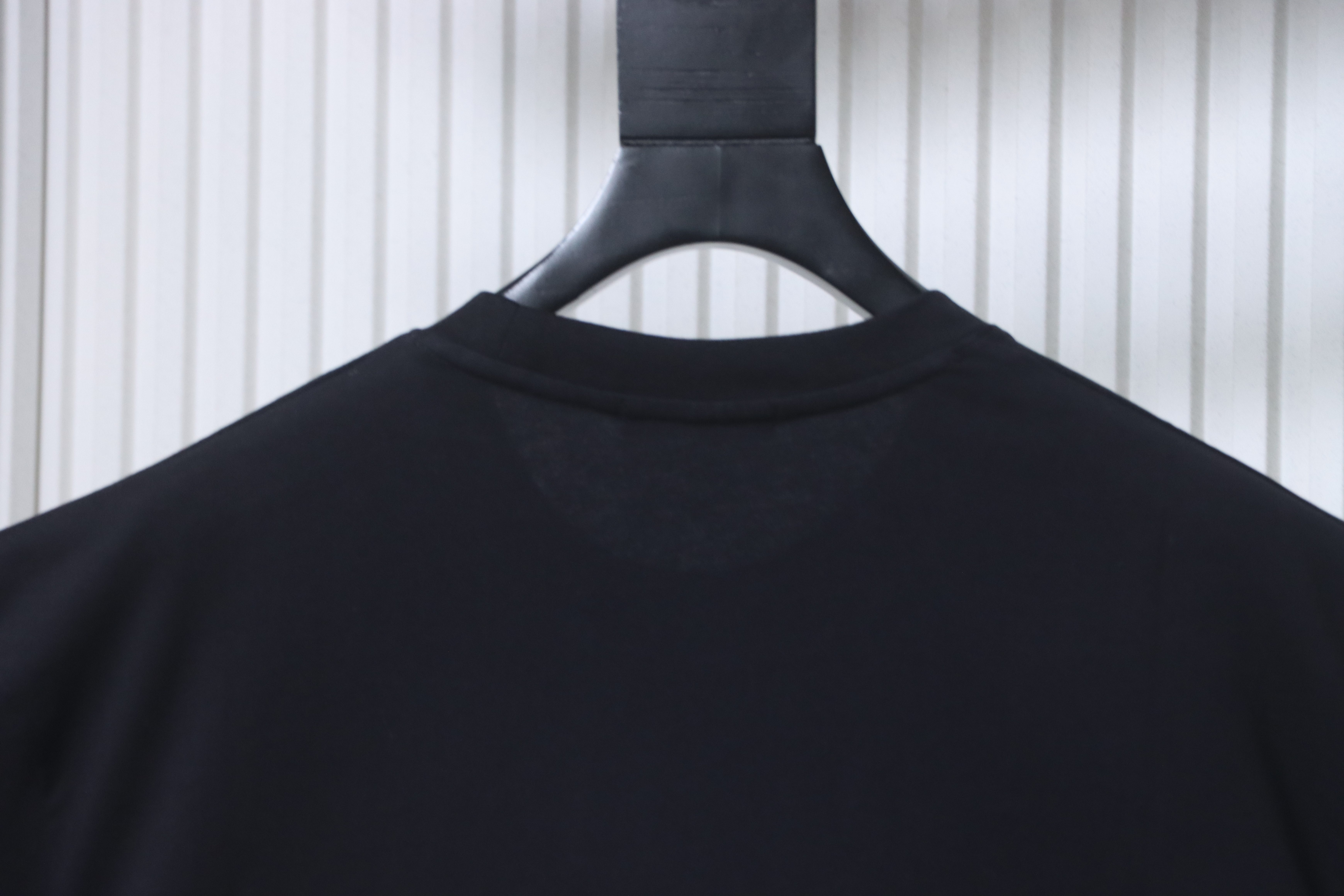Loewe Fake Pocket Offset Letter Black Tee Side Color Print