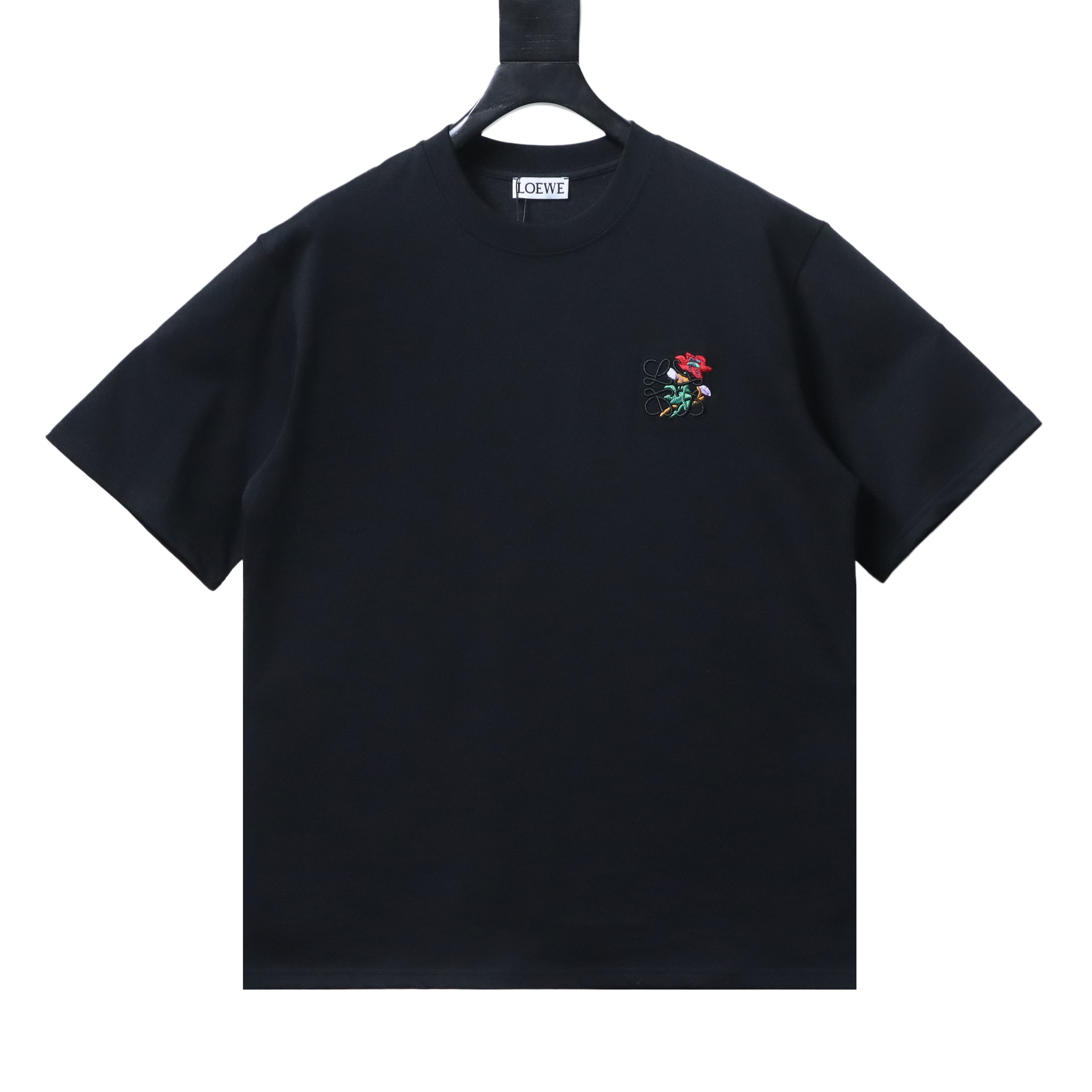 Loewe Floral Embroidery Logo Short Sleeve #1