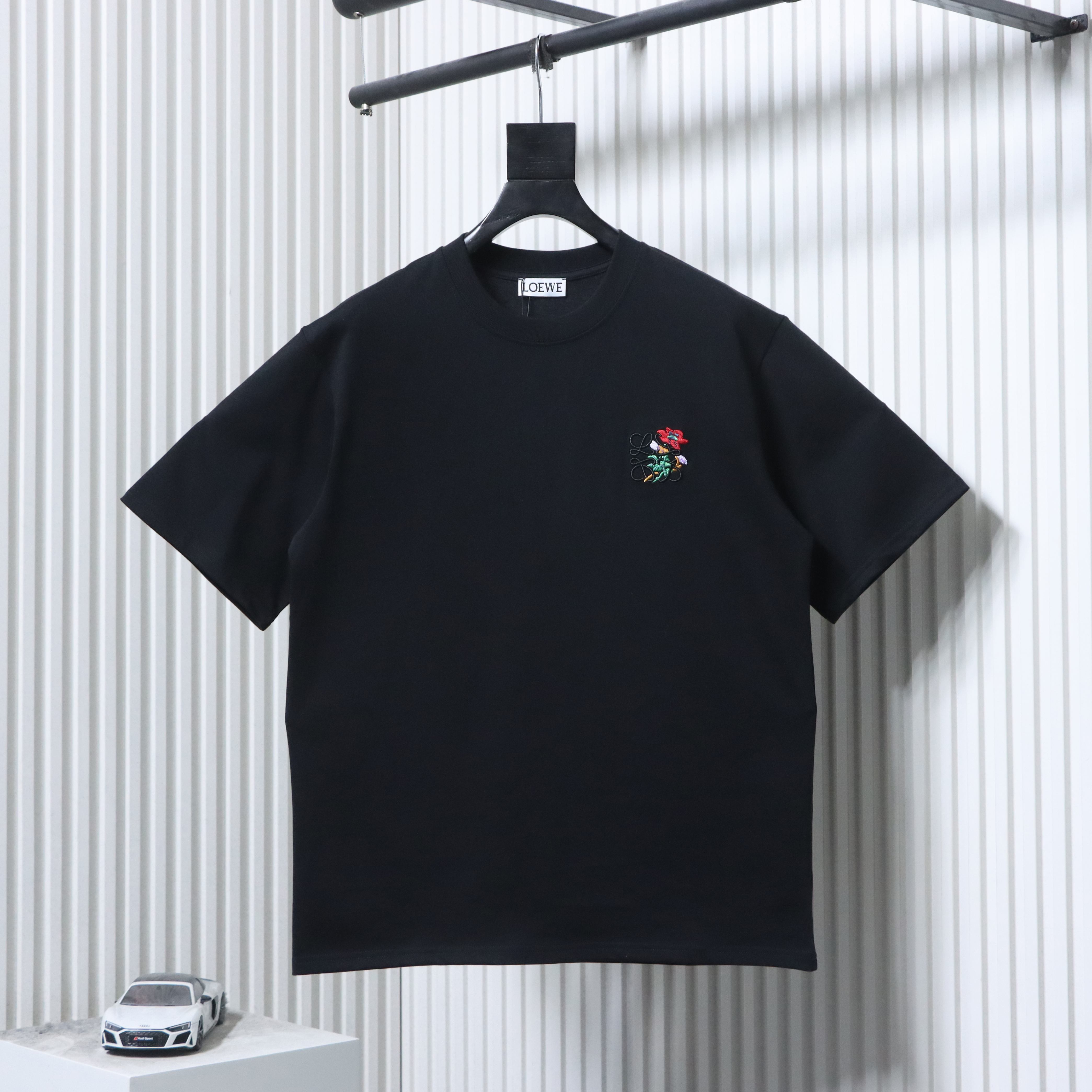 Loewe Floral Embroidery Logo Short Sleeve #1