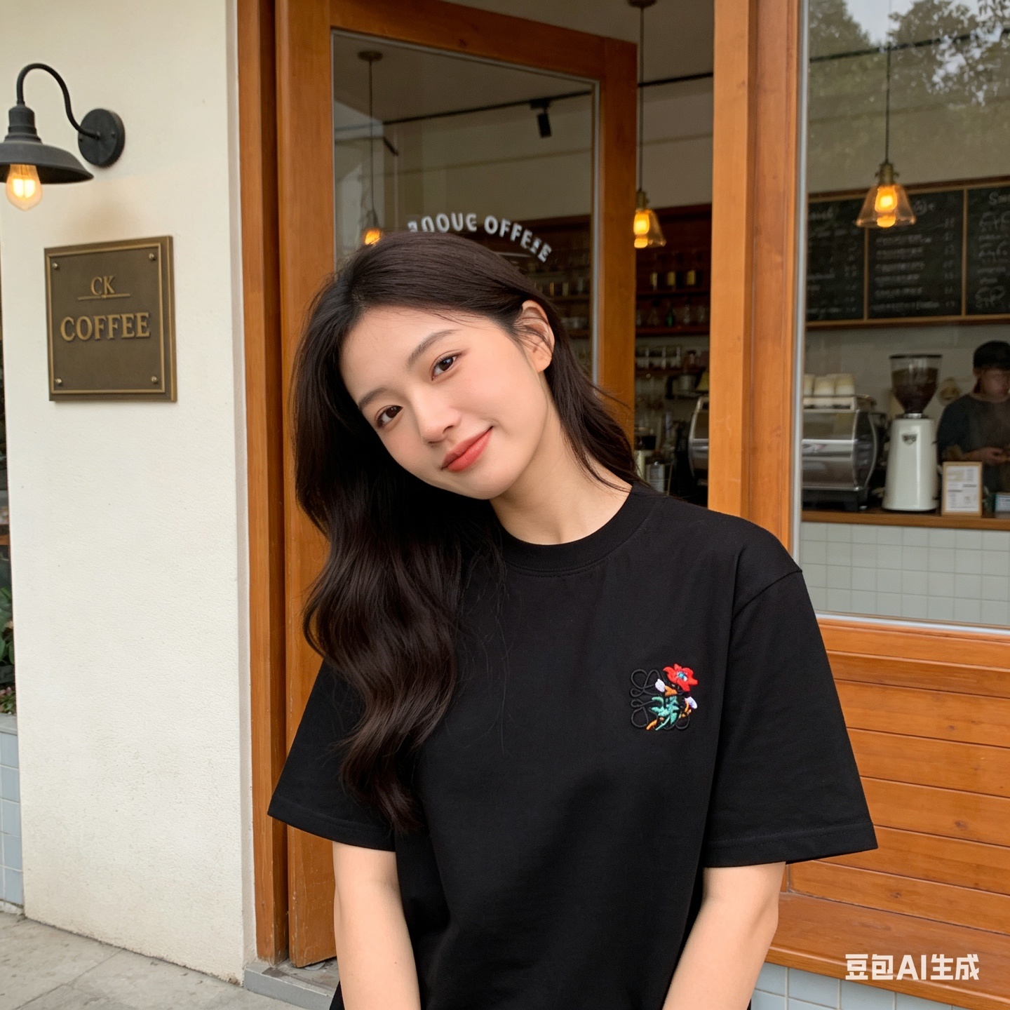 Loewe Floral Embroidery Logo Short Sleeve #1